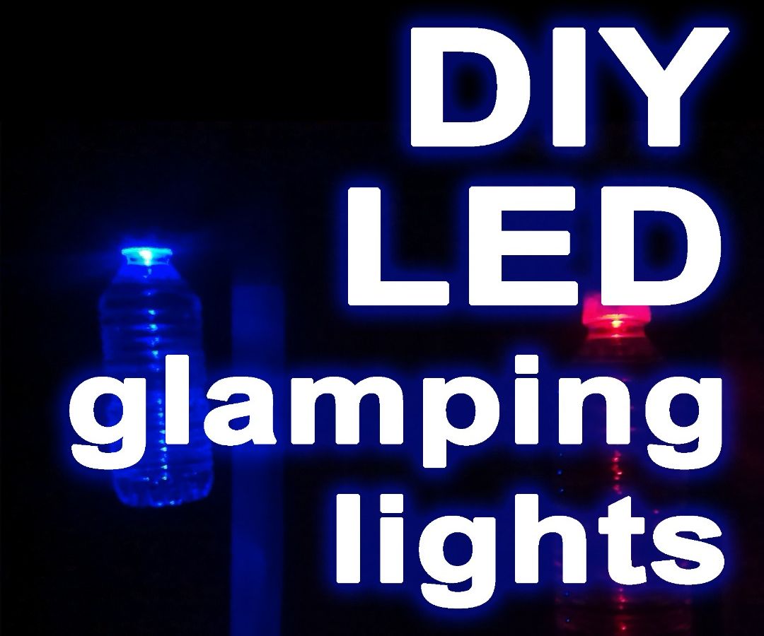 Lightweight LED bottle lights