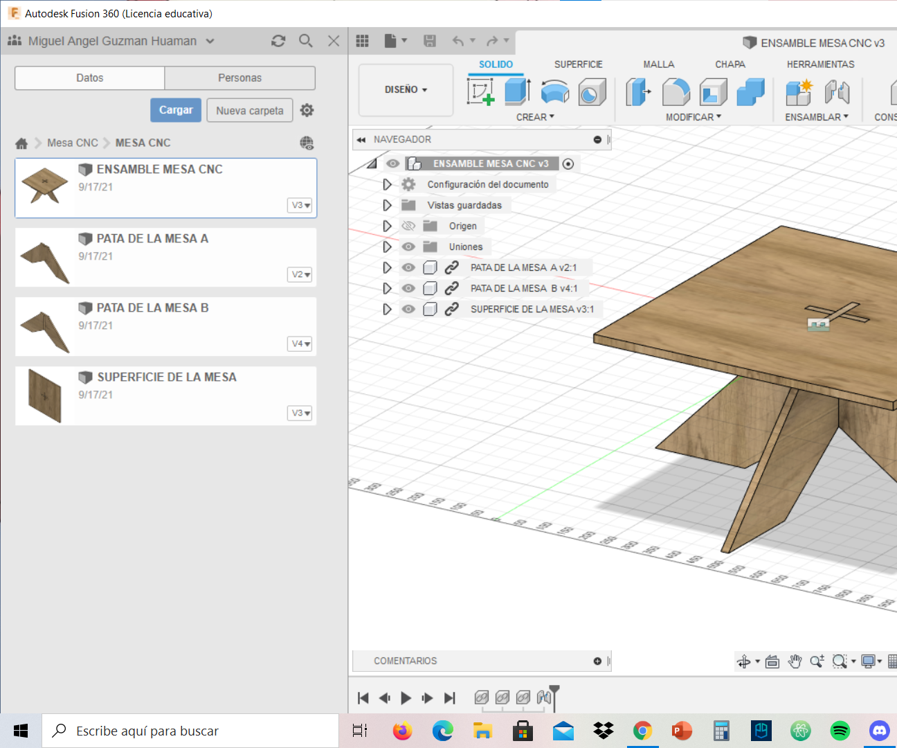 Mesa CNC 