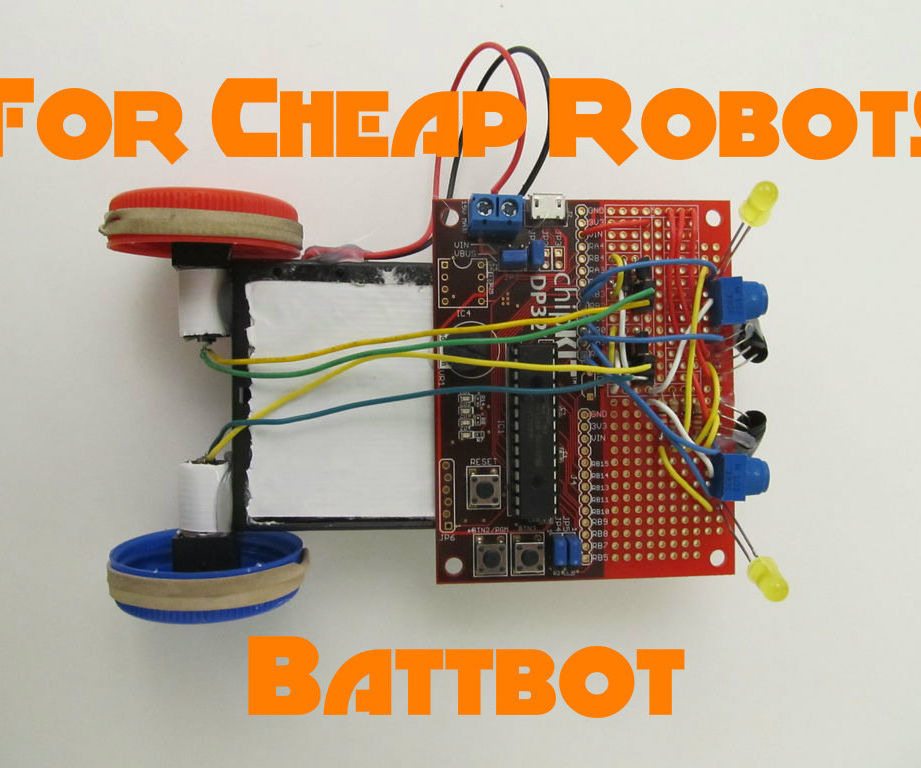 More Chassis for Cheap Robots 1: Battbot