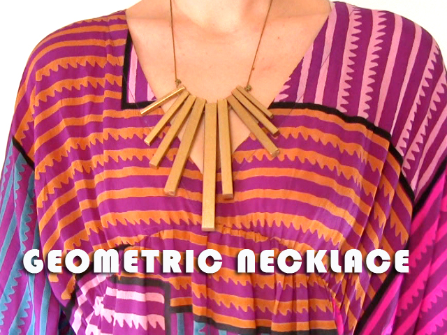 Geometric Necklace