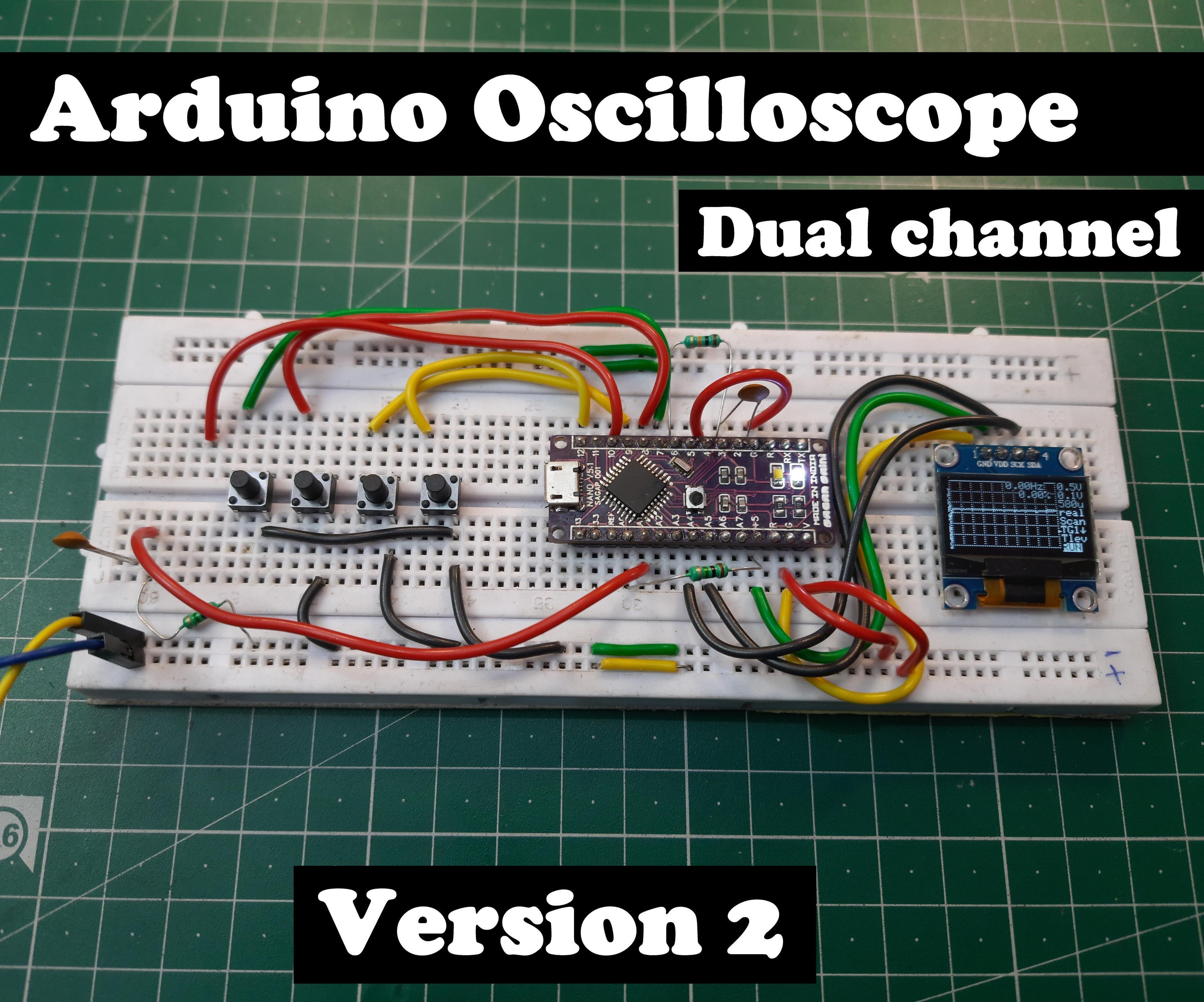 Arduino Based Dual Channel Digital Oscilloscope