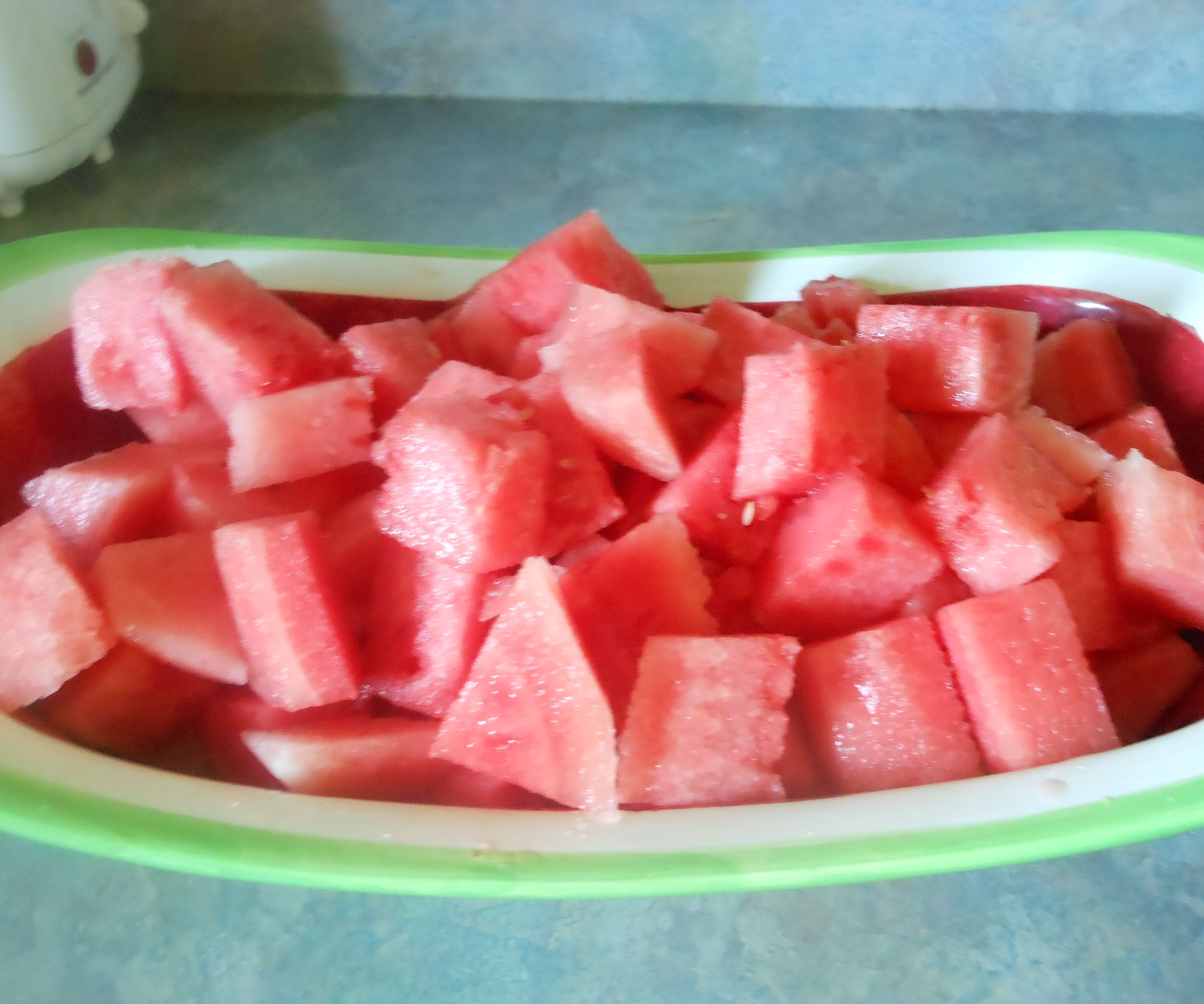 How to Cut (and  Remove the Seeds from) a Watermelon for a Salad