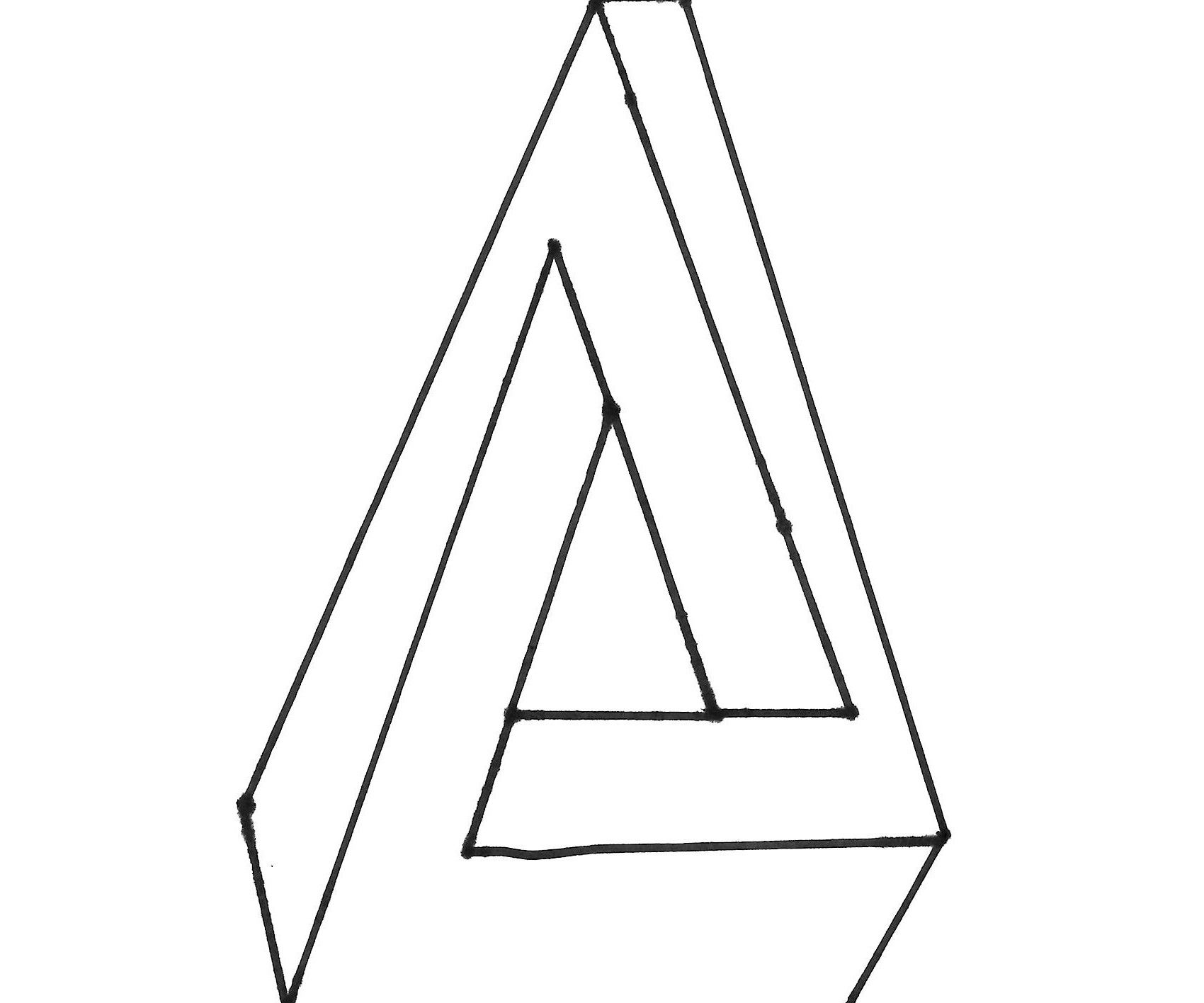 Pen Rose Triangle in 5 Easy Steps