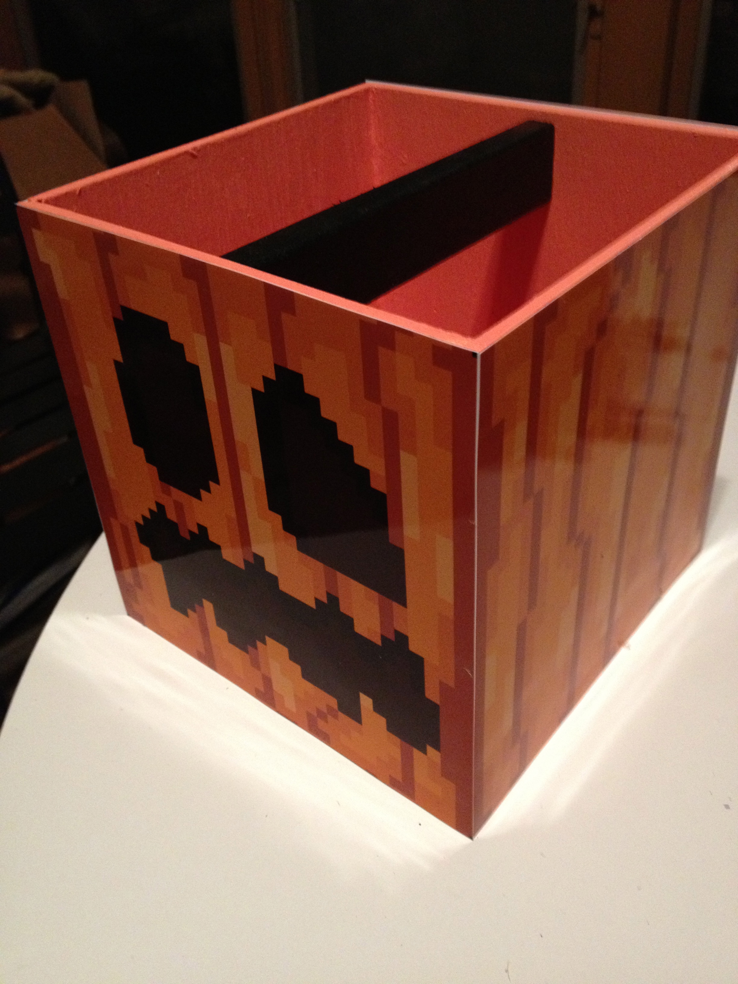 Minecraft Pumpkin Halloween Treat Pails