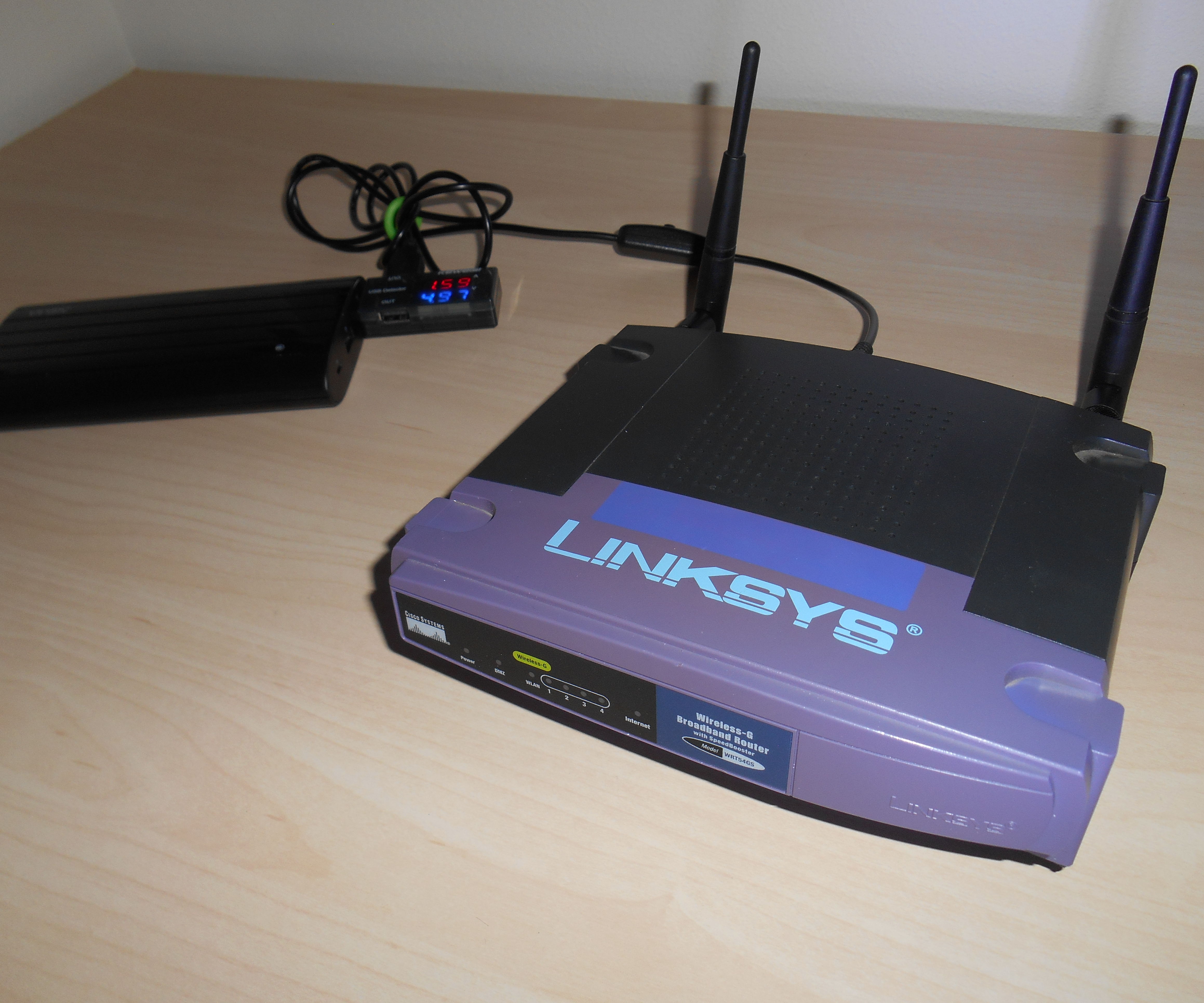 Network Router or Switch Powered by USB