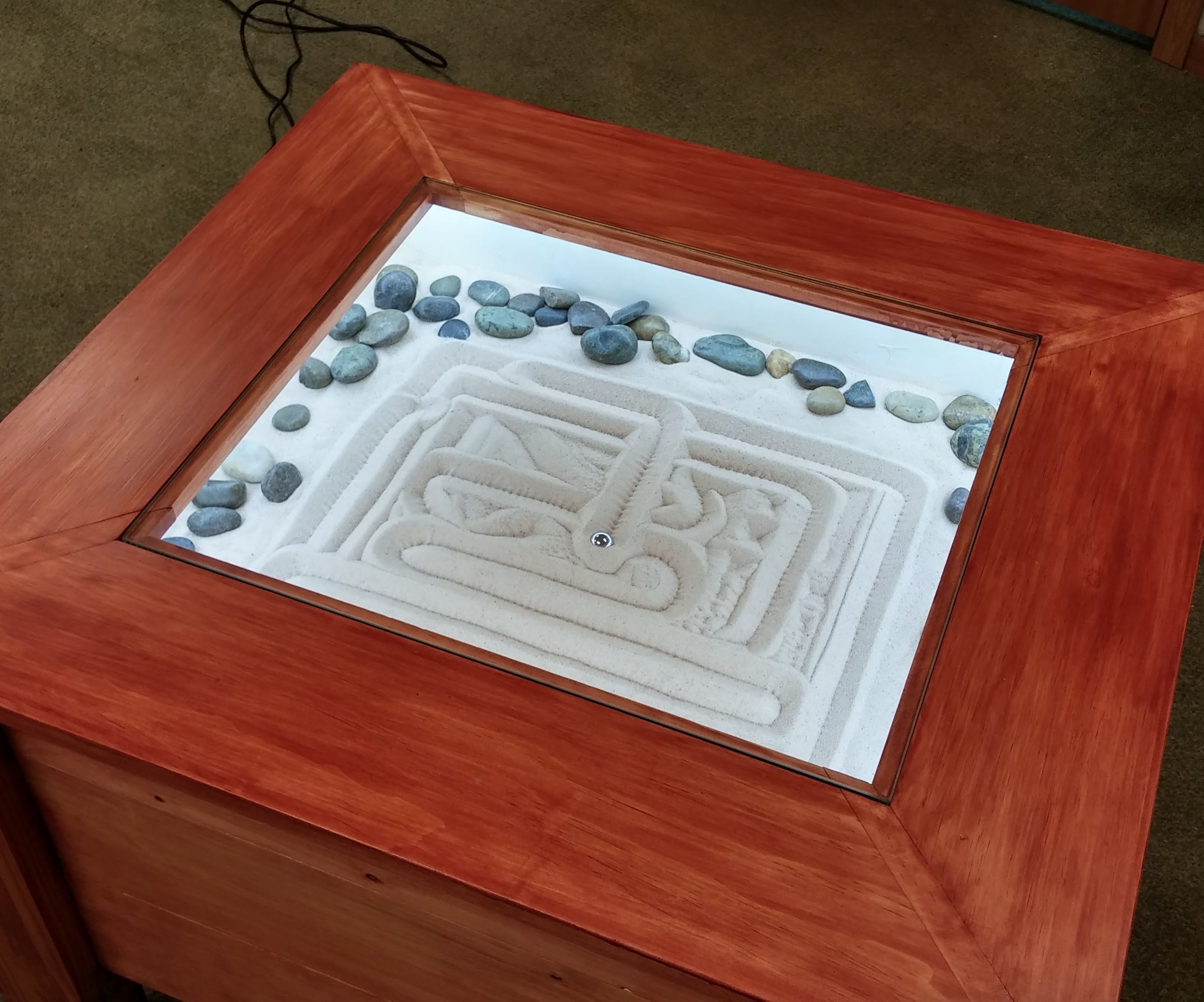 Zen Garden CNC End Table