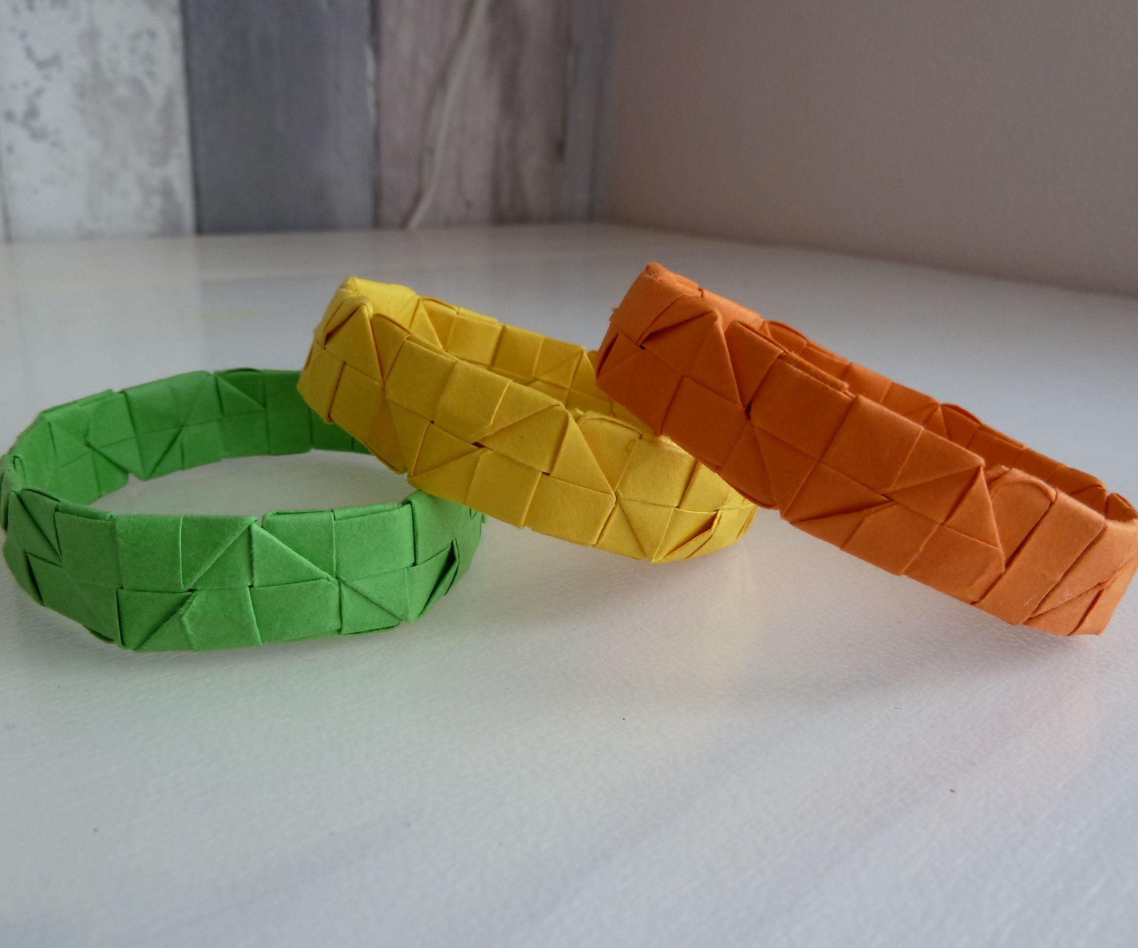 Origami Square Bracelets