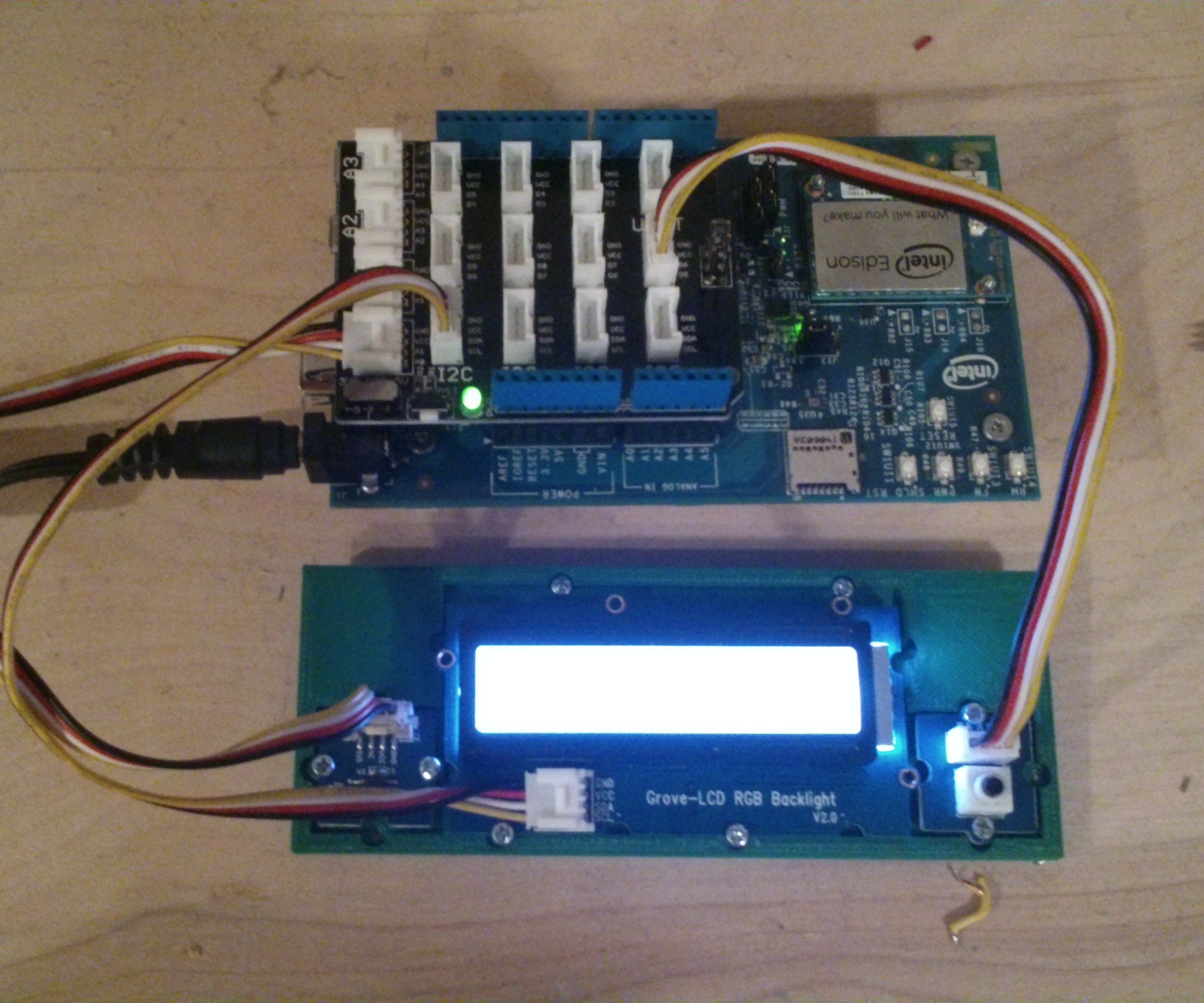 Intro to Intel XDK IoT Edition using a Temperature Display