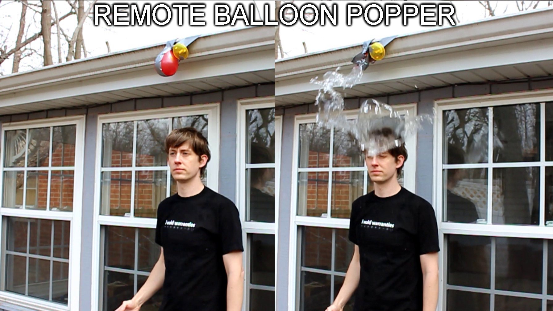 Remote Controlled Balloon Pop Prank