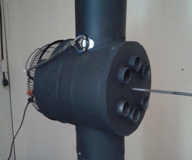 Wood Stove Heat Reclaimer