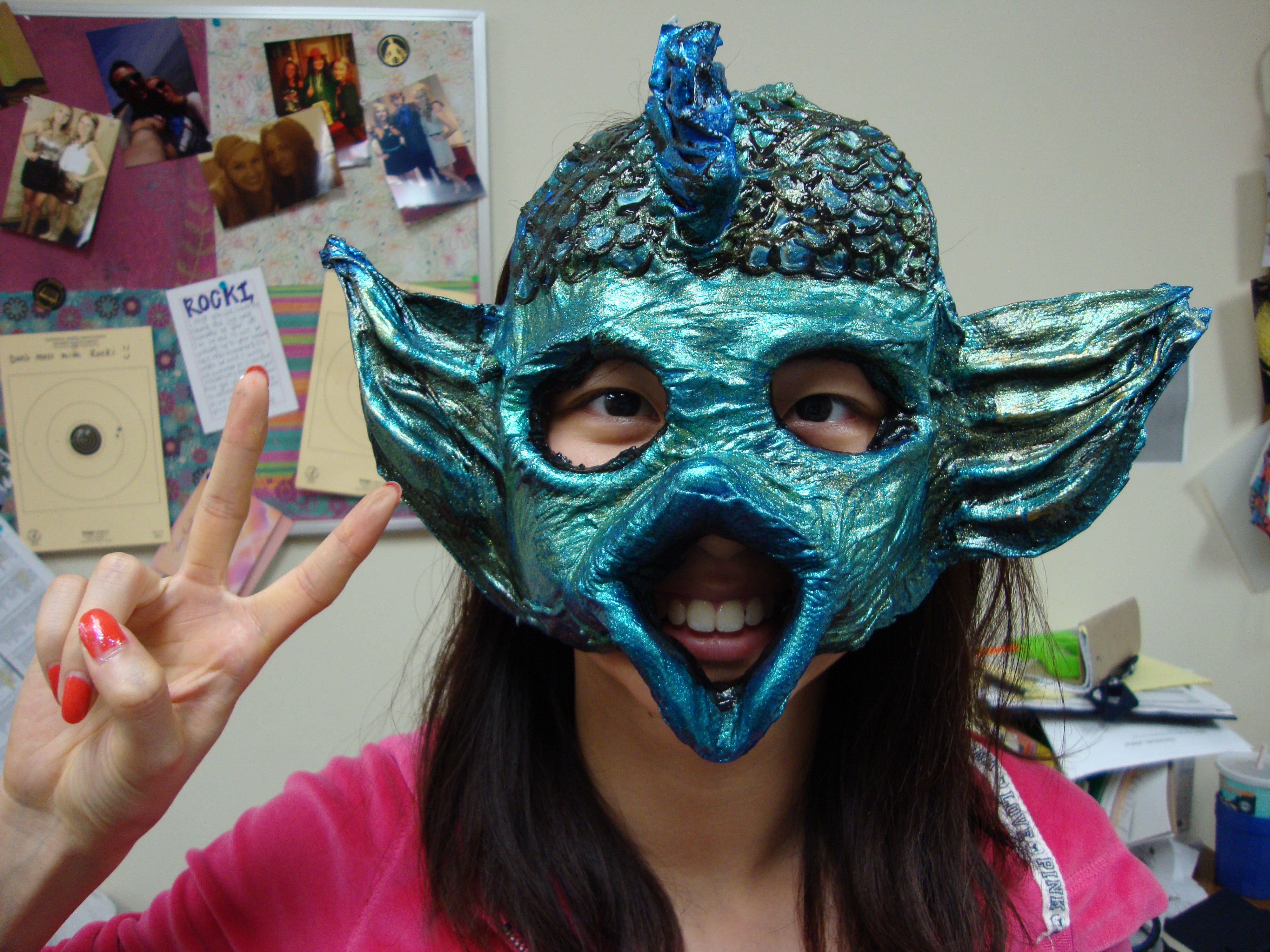 Creating Any Shape Papier Mâché Mask