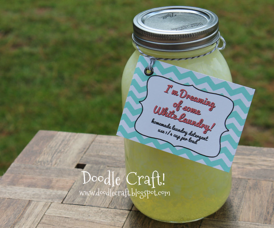 Homemade Laundry Detergent and Gift Idea!