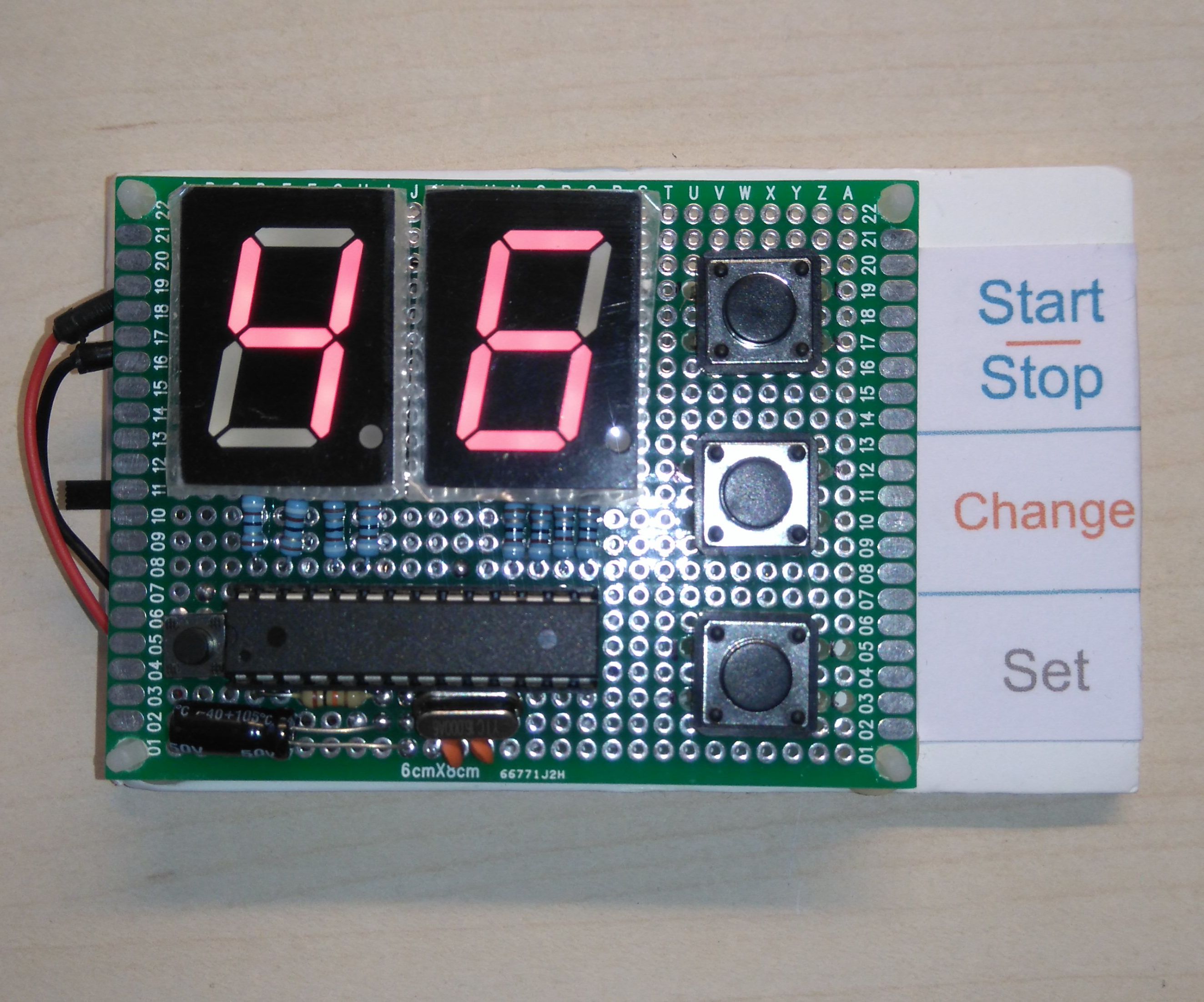 Arduino Countdown Timer With Setup Buttons