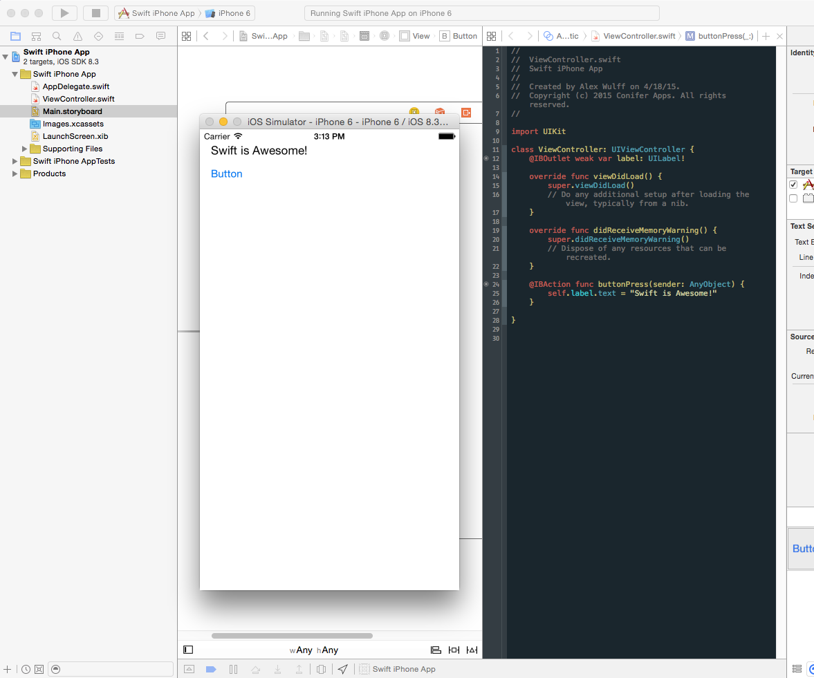 Make an iOS App with Swift