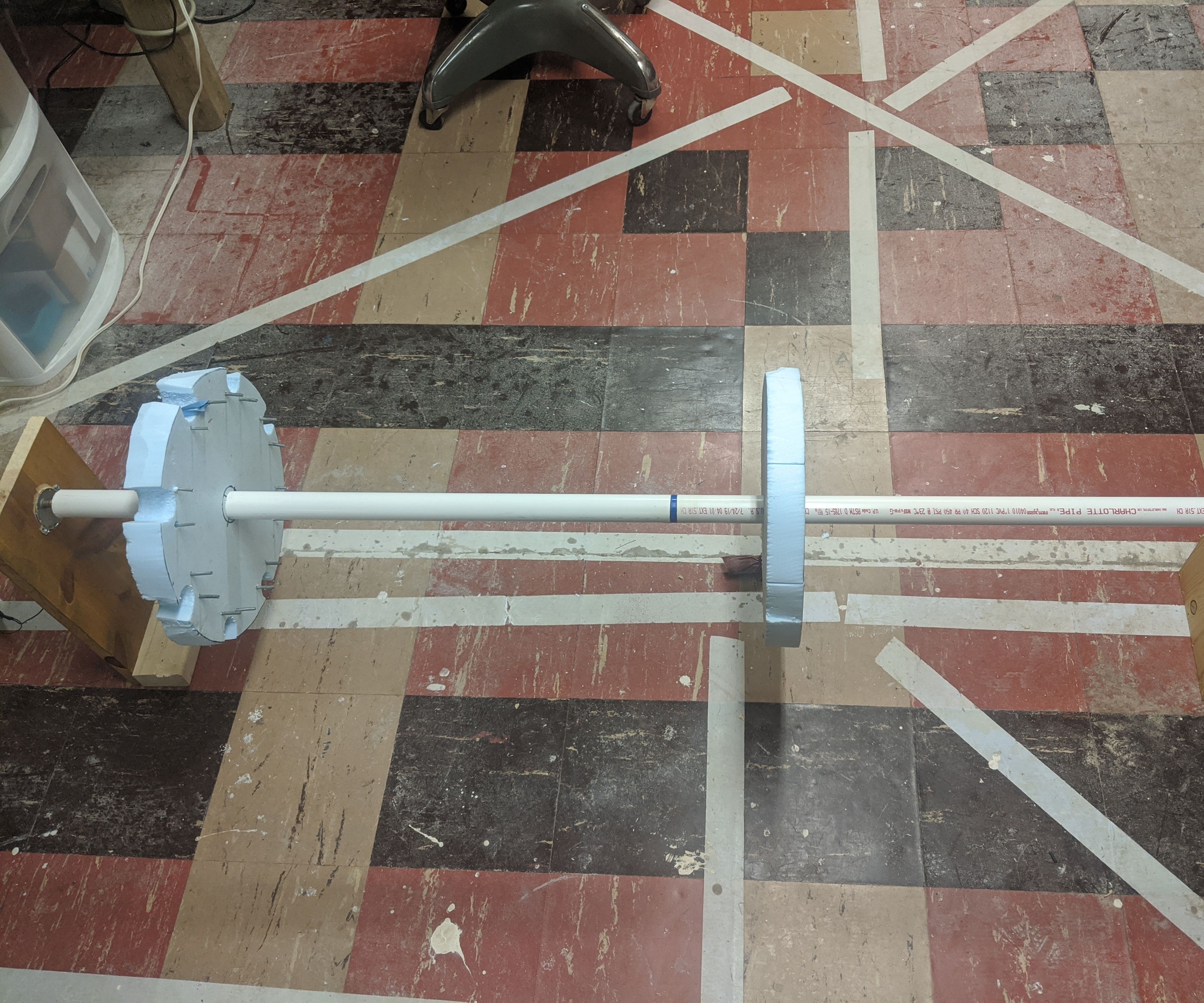 Collapsible Drum Style Rod Dryer