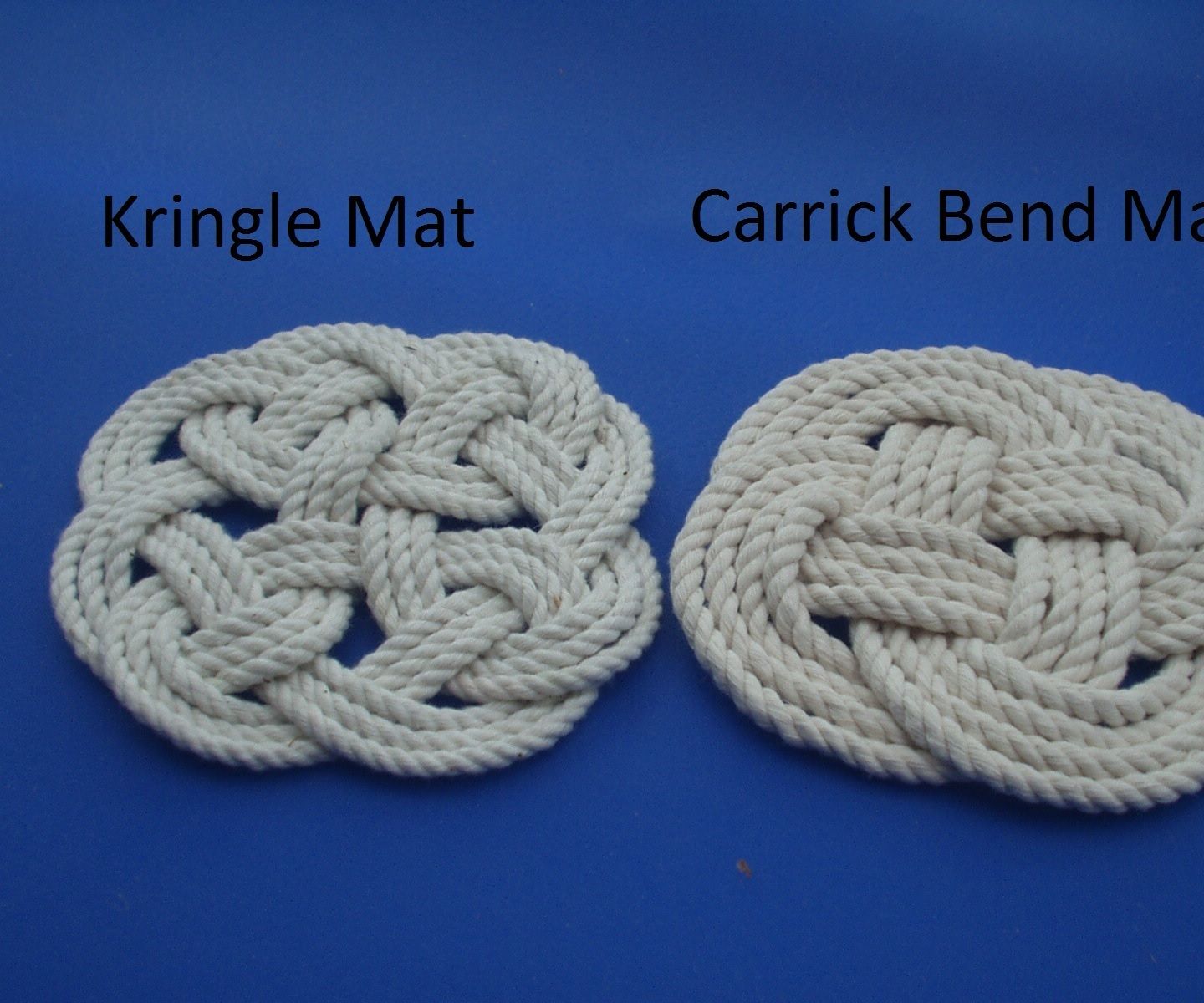 Kringle Mat and Carrick Bend Mat