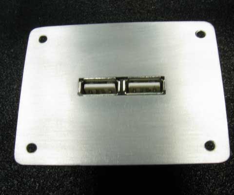 Panel mount USB power/charging station