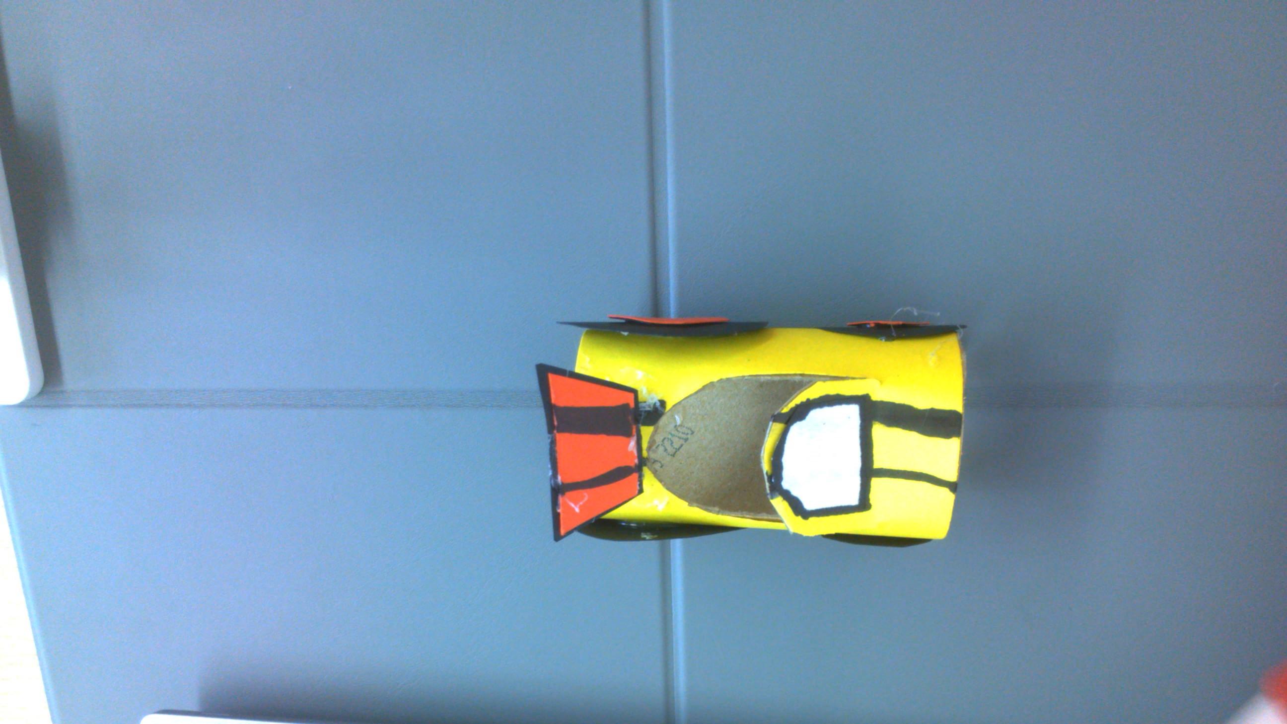 Paper Roll Racecar