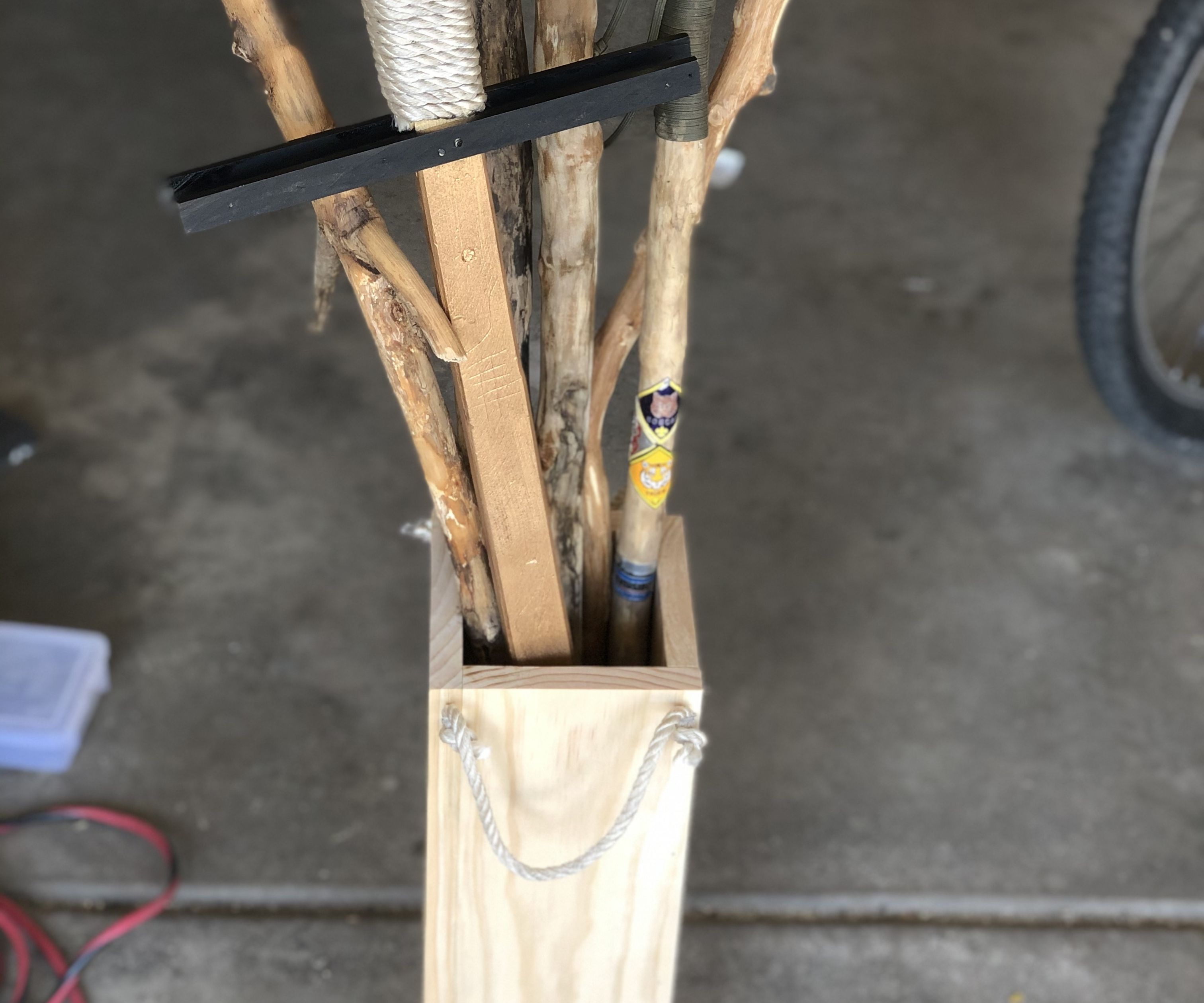Hiking Stick Holder