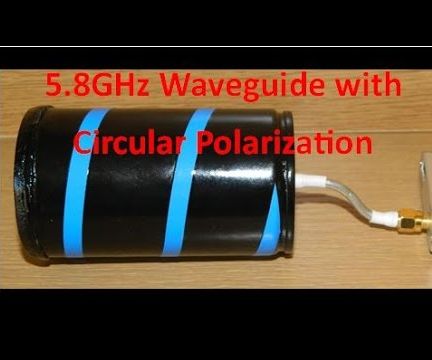 5 8GHz Waveguide with Circular Polarization