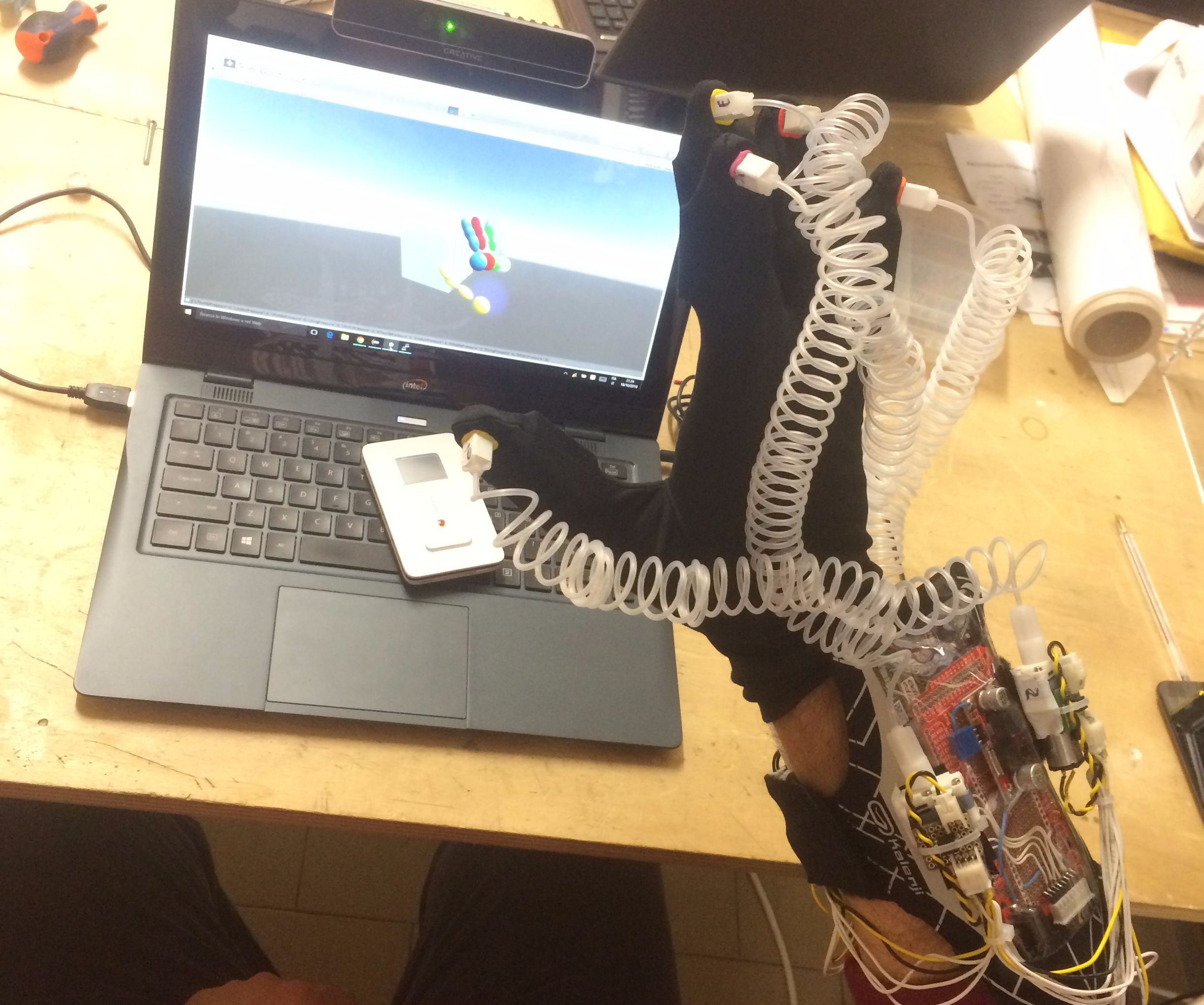 Realsensing virtual touch