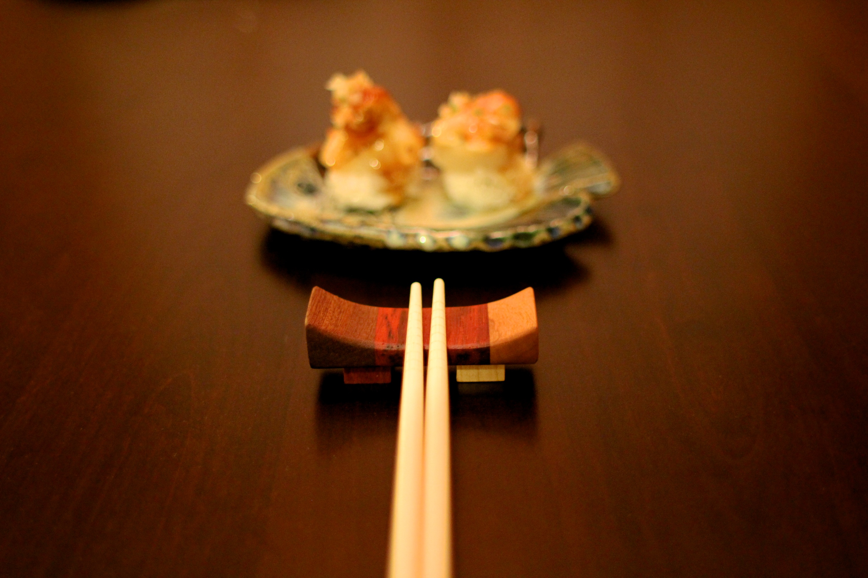 Hardwood Chopstick Rest