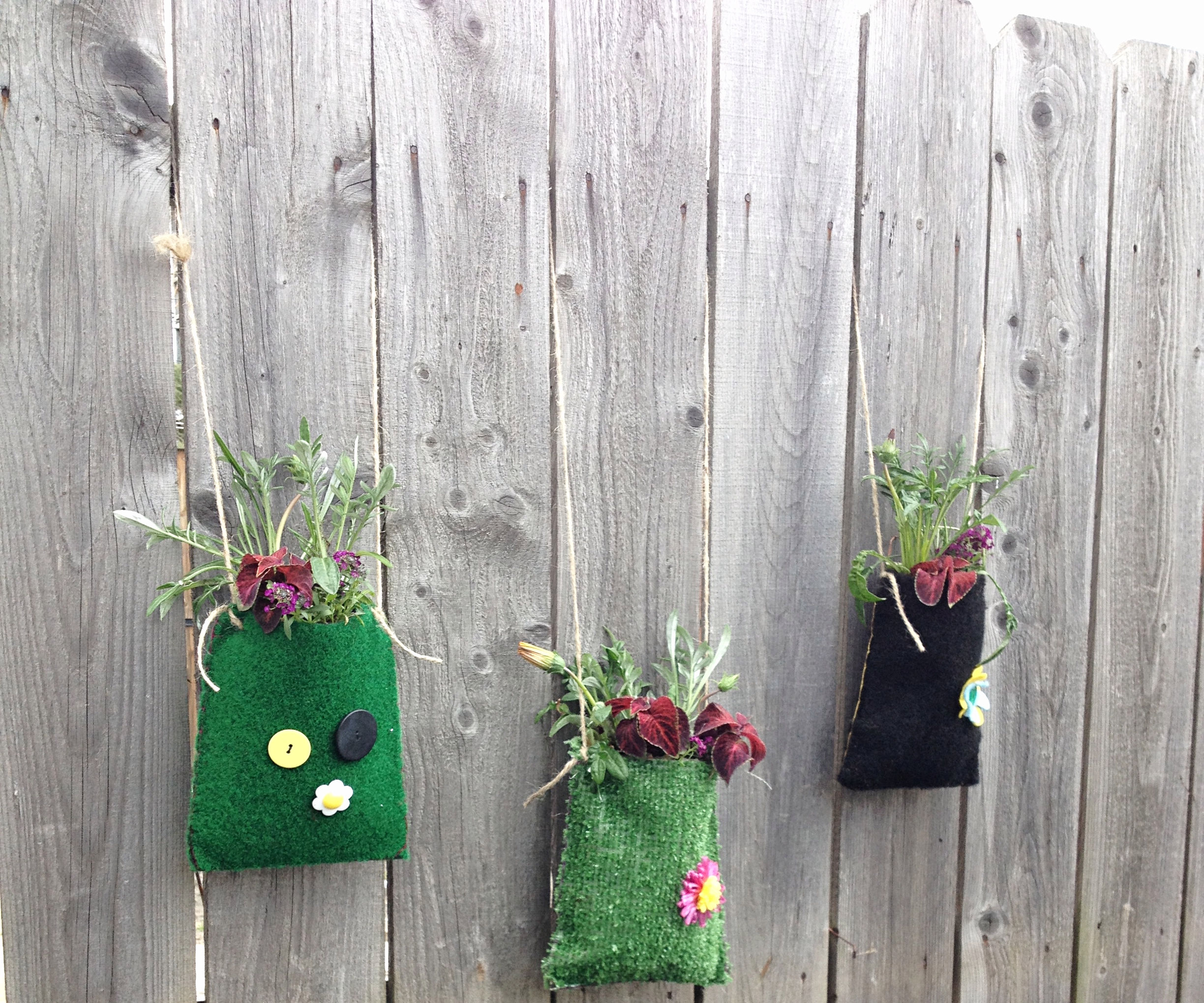 Practically free planter pouches