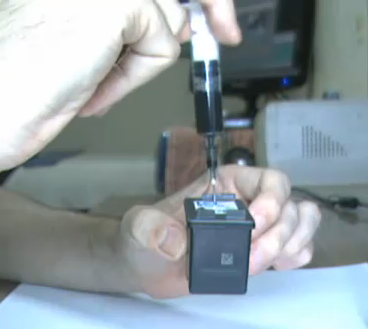 How to refill HP ink cartridges in two minutes.