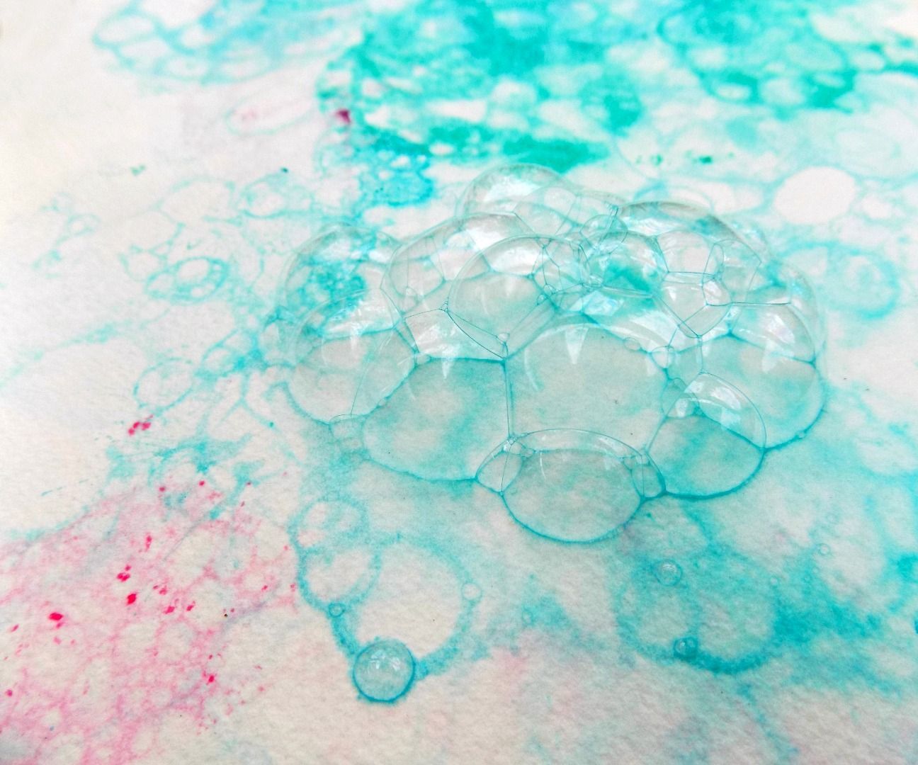 Bubble Painting for Kids and Artists