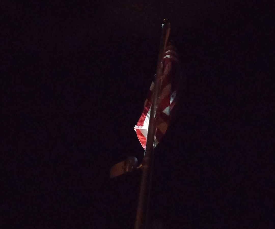 Flag Pole Solar Light