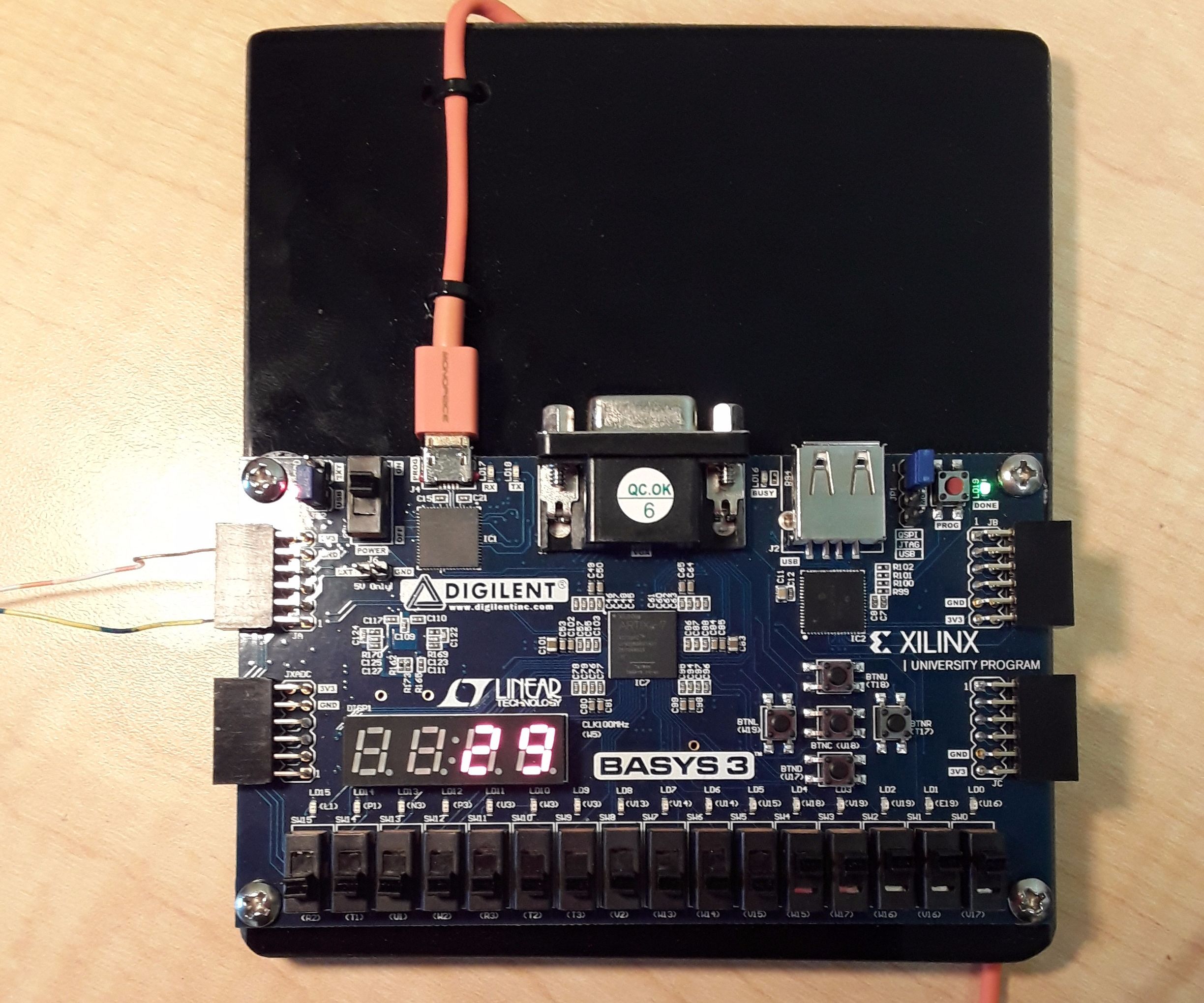 Timer/Buzzer for Basys 3 in VHDL