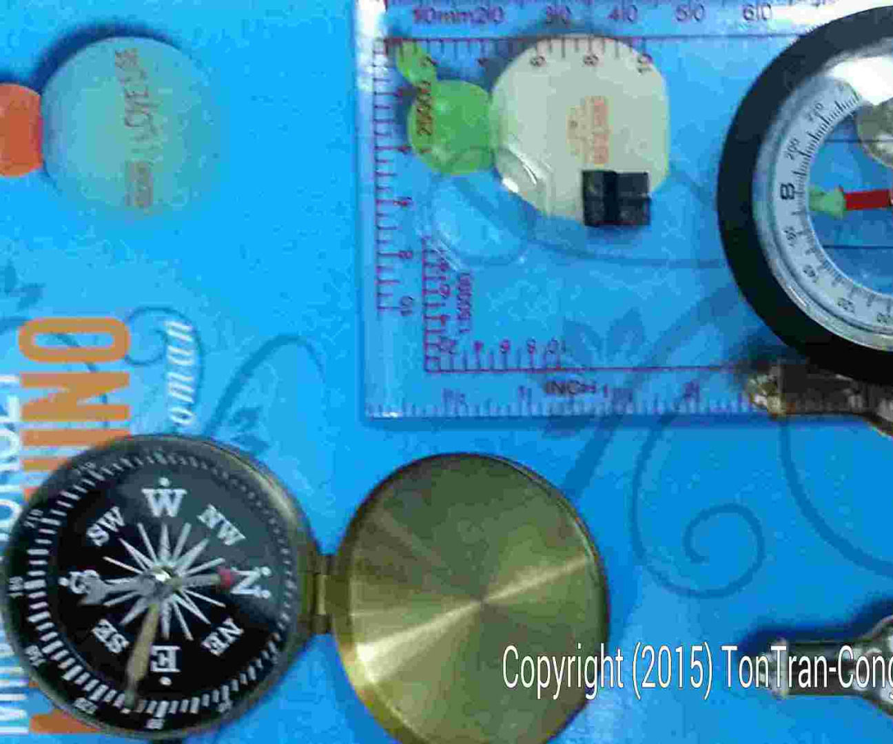 Beware of perilous flips by magnetic compasses