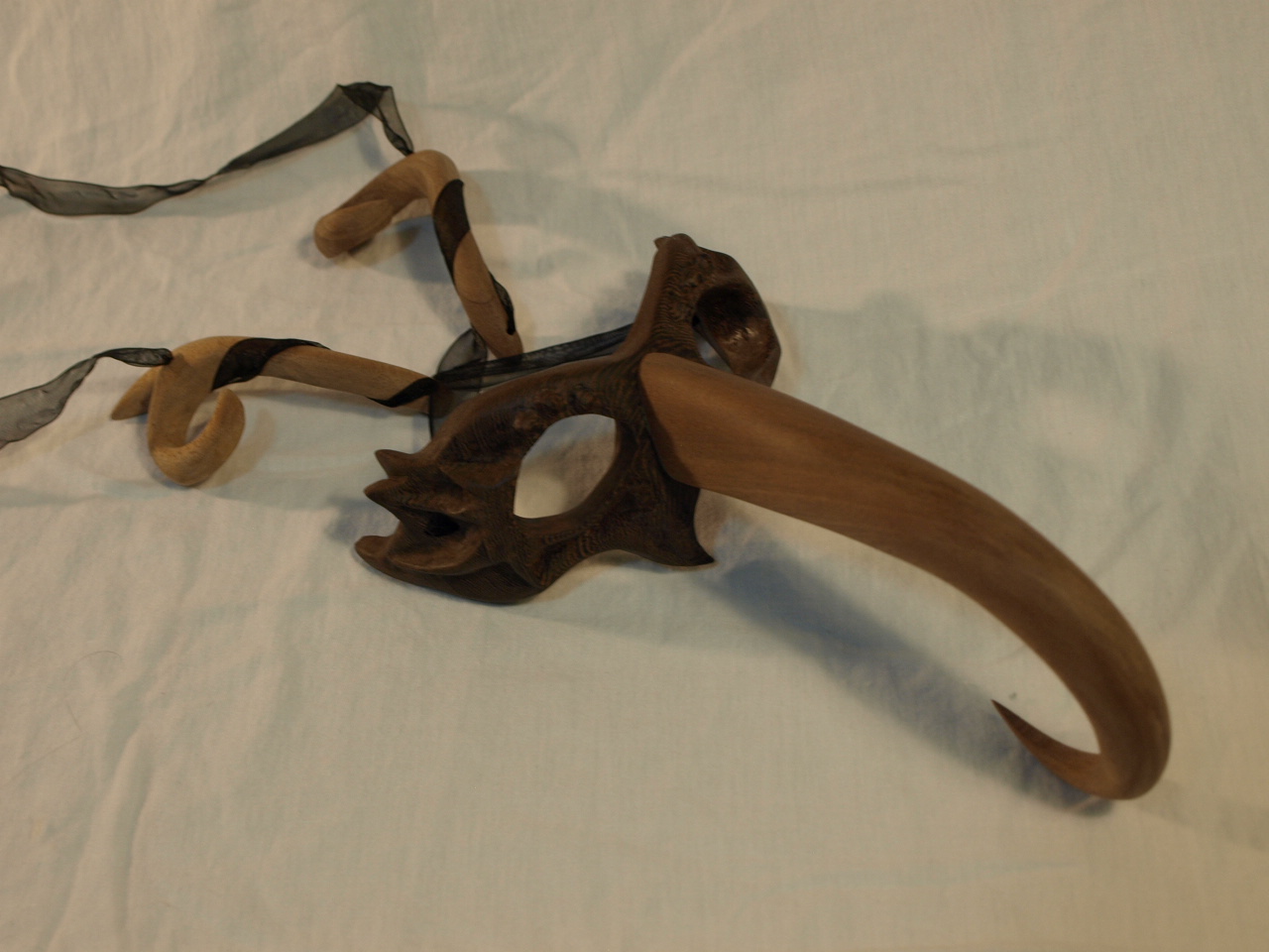 Inspired Wooden Plague Doctor Mask