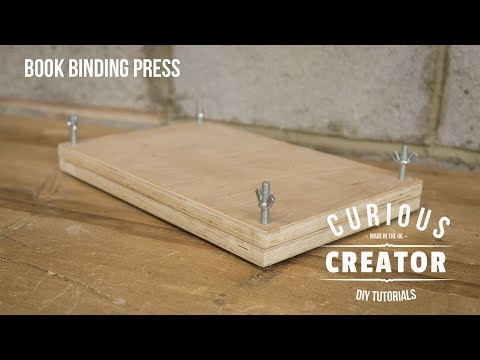 #29 Book Binding Press Machine - DIY Curious Creator