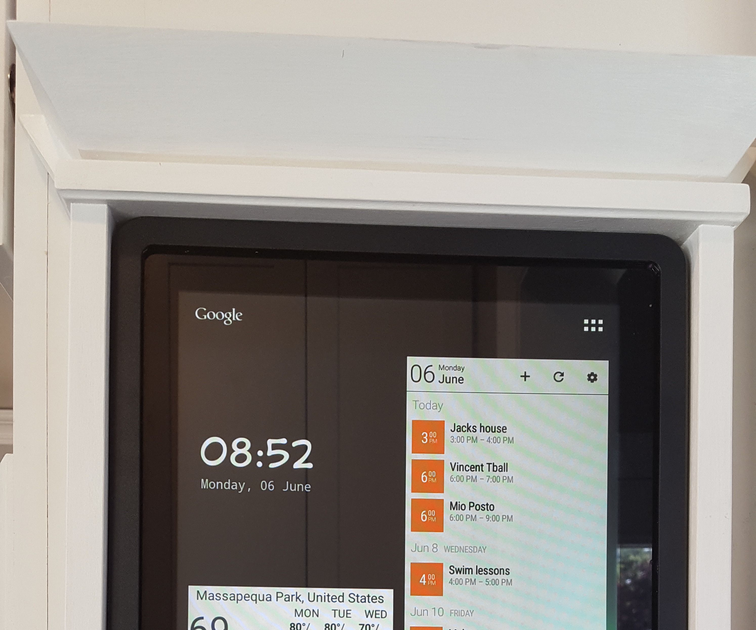 Inexpensive Touchscreen "Life Command Center" Using Pine64