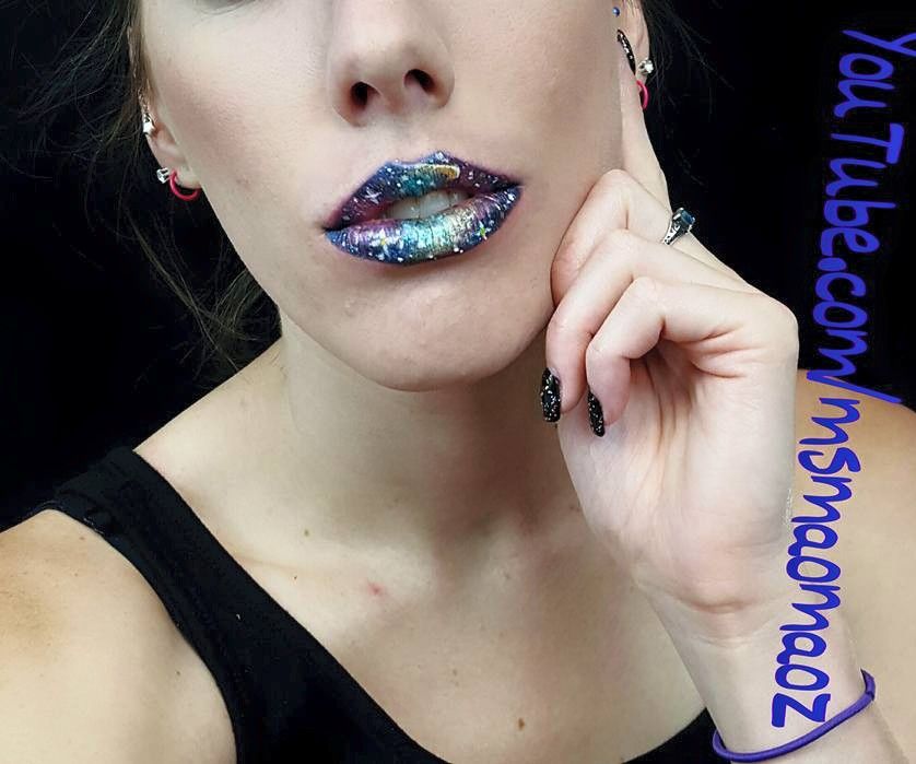 Galaxy Lip Art!