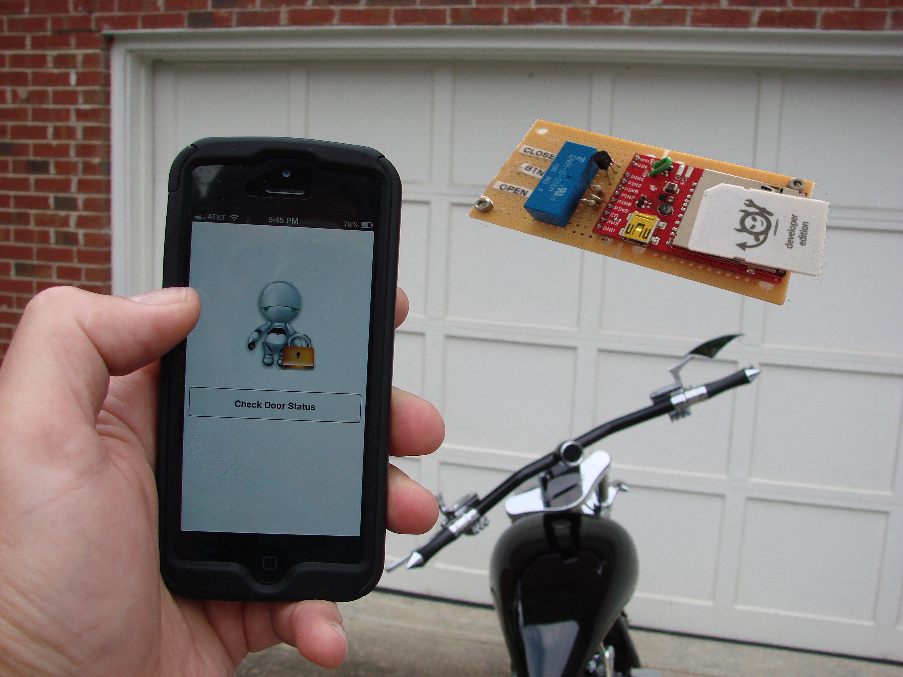 Electric Imp Garage Door Opener