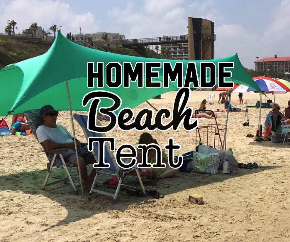 Homemade Beach Tent