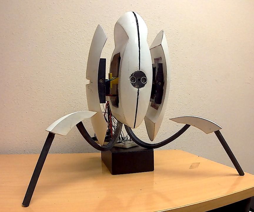 The Aperture Science Sentry Turret With an Arduino