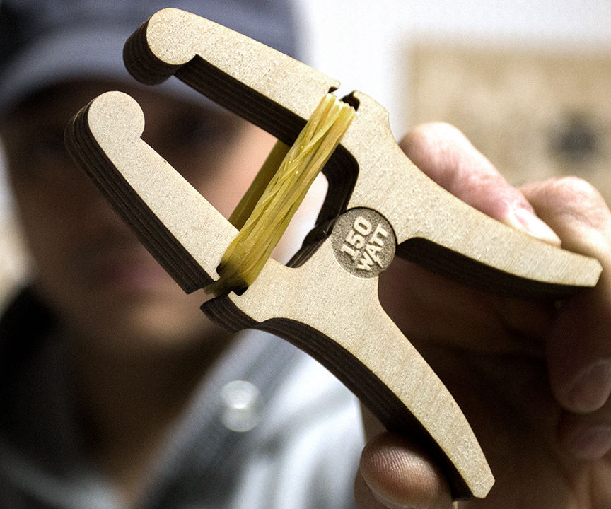 DIY Wooden Clamp Laser Cut