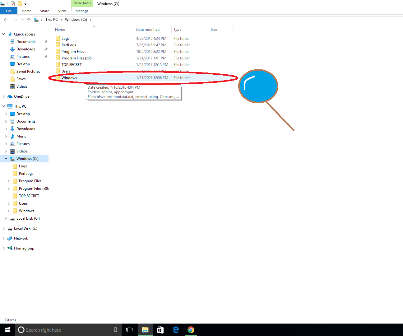 How to Make a C:/Windows Checker