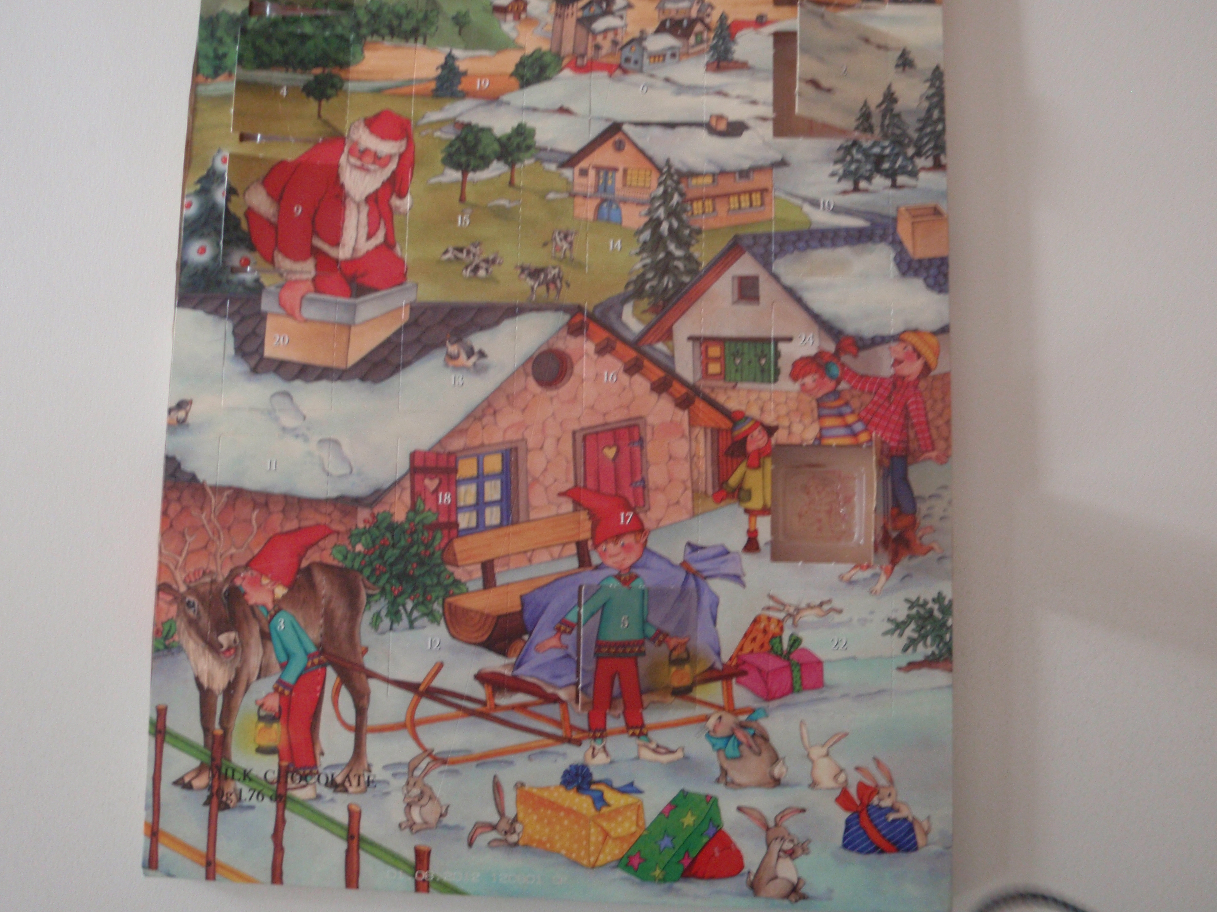 How to re-use an advent calender to make more chocolates!