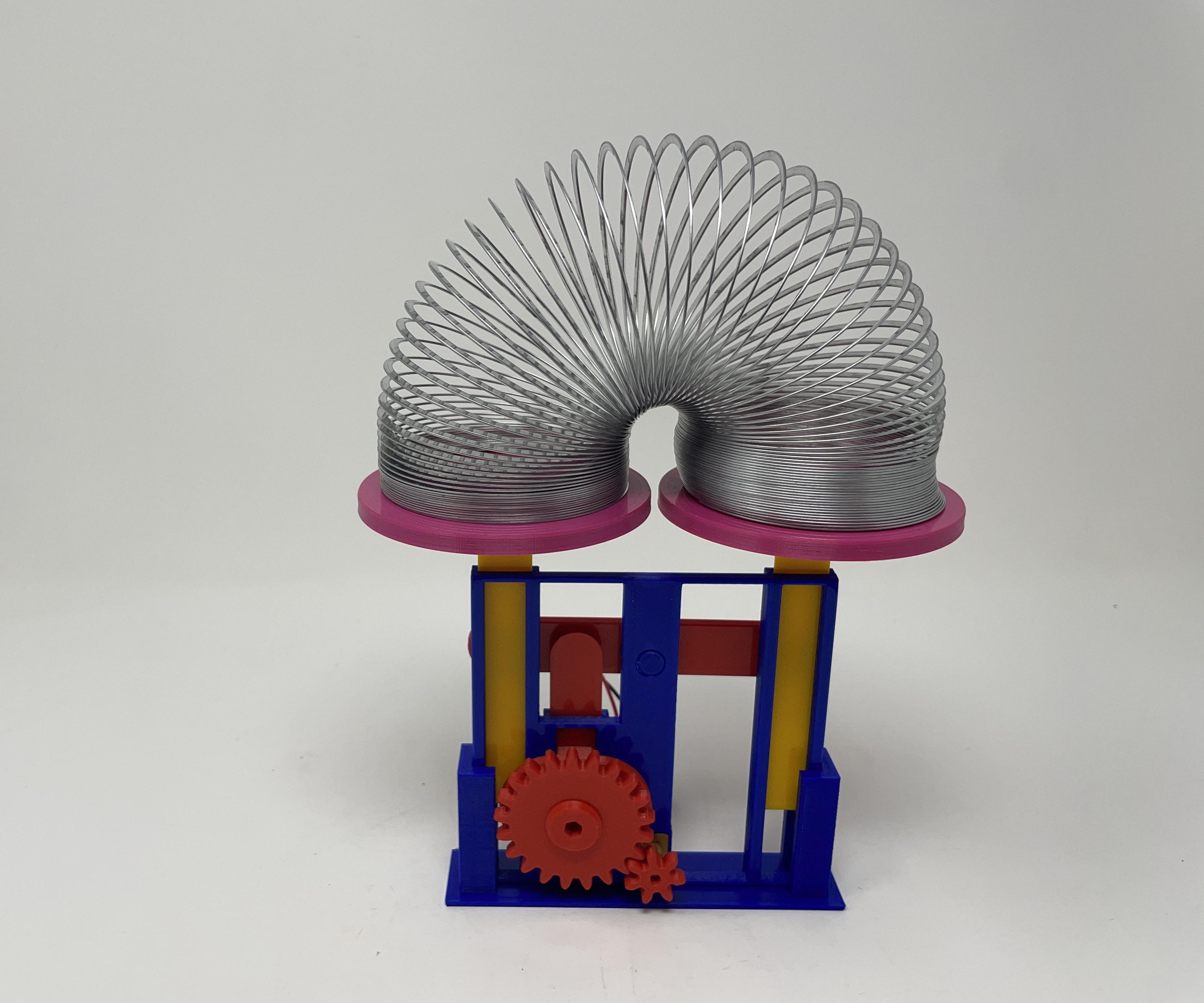A 3D Printed Slinky Machine