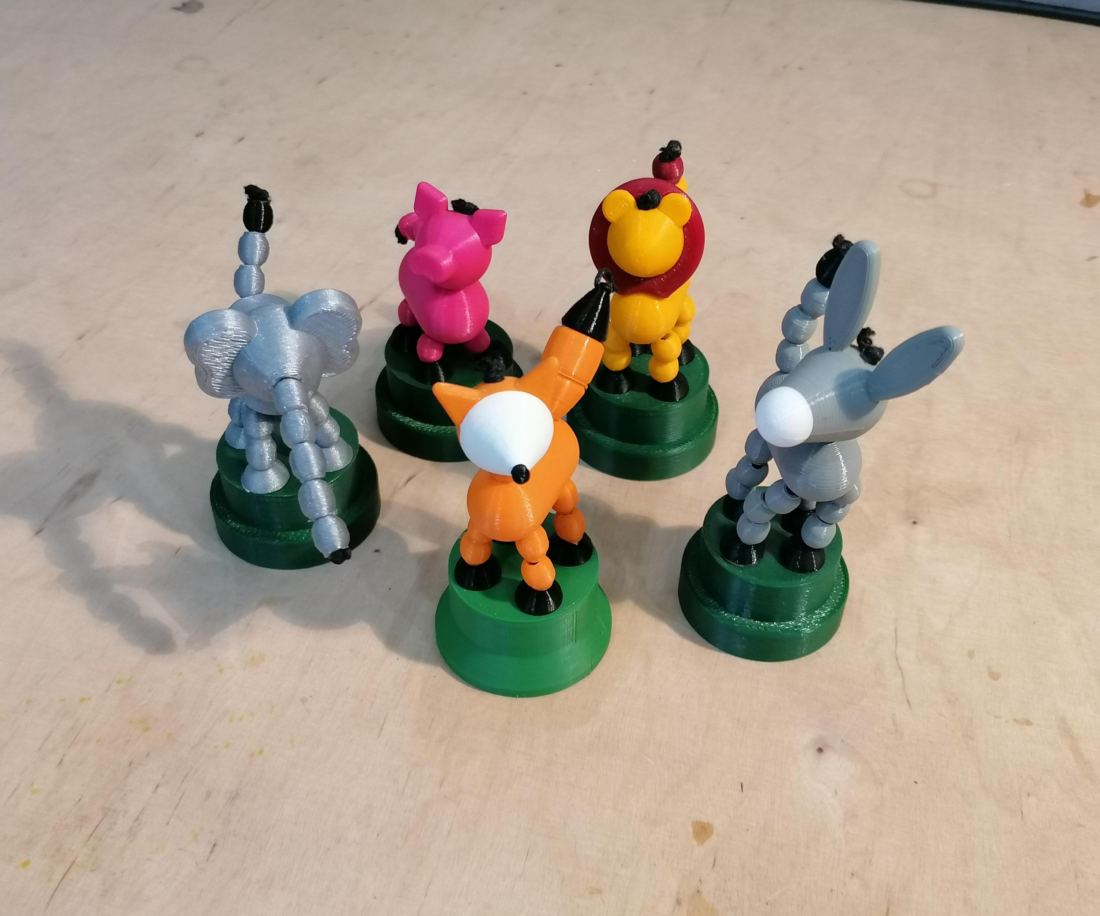 Collapsing Animal Toys