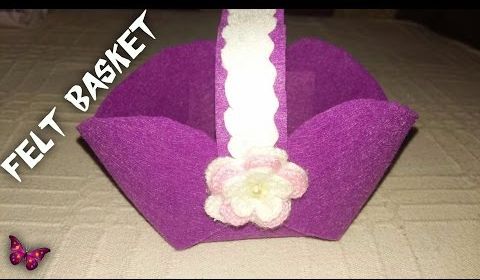           BASKET MADE OF FELT