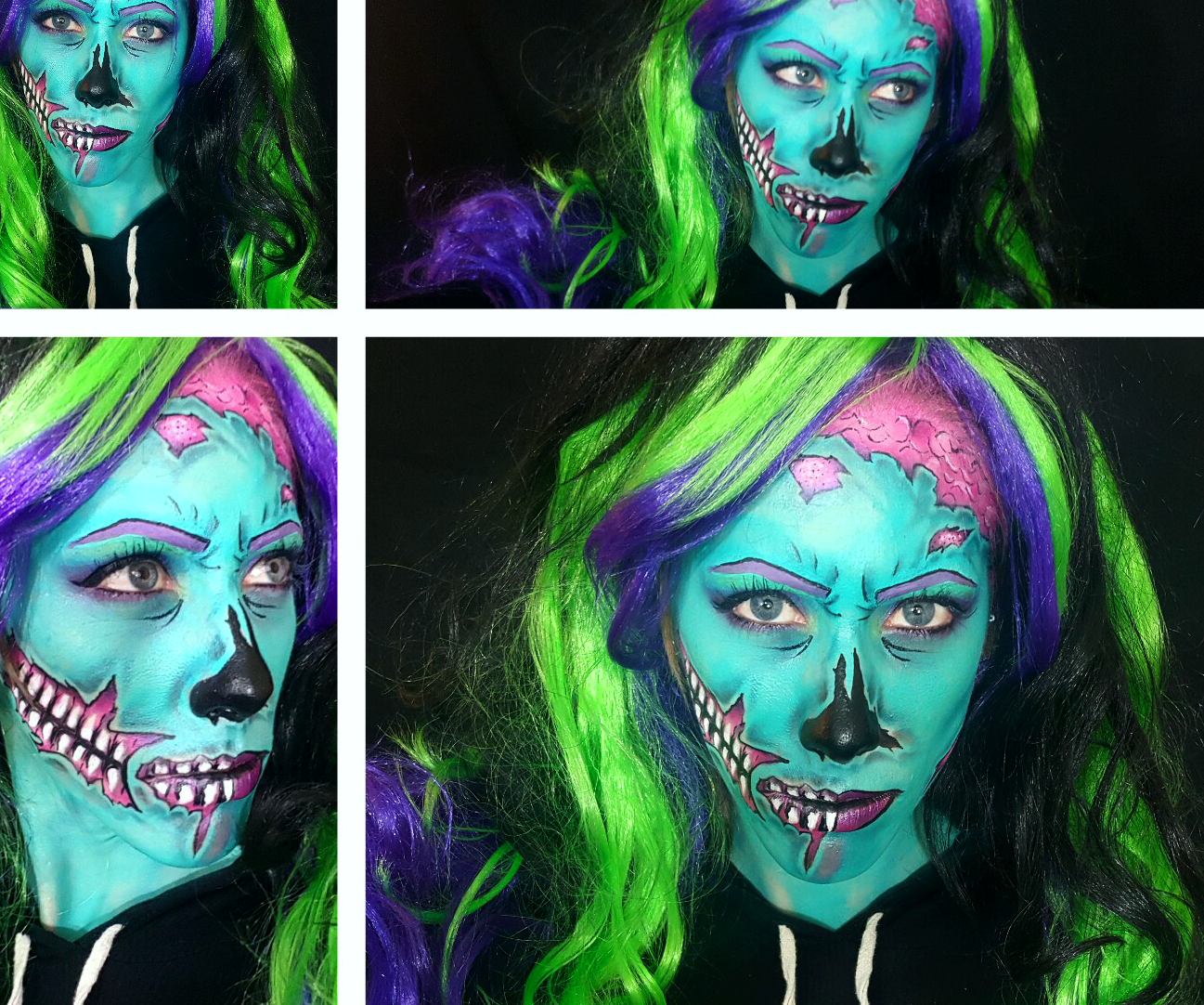 PoP Art Zombie Body Paint