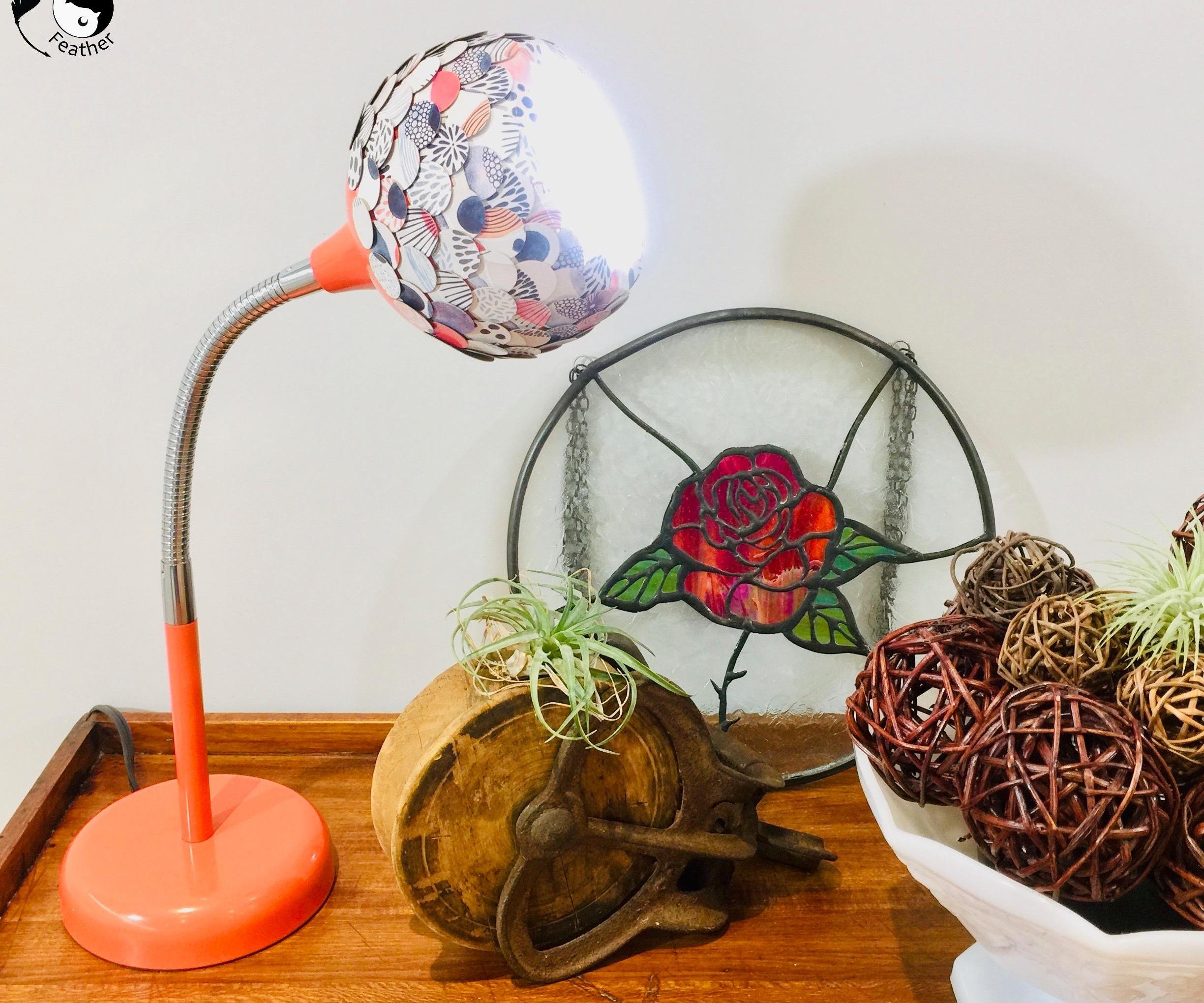 Cardboard Lampshade
