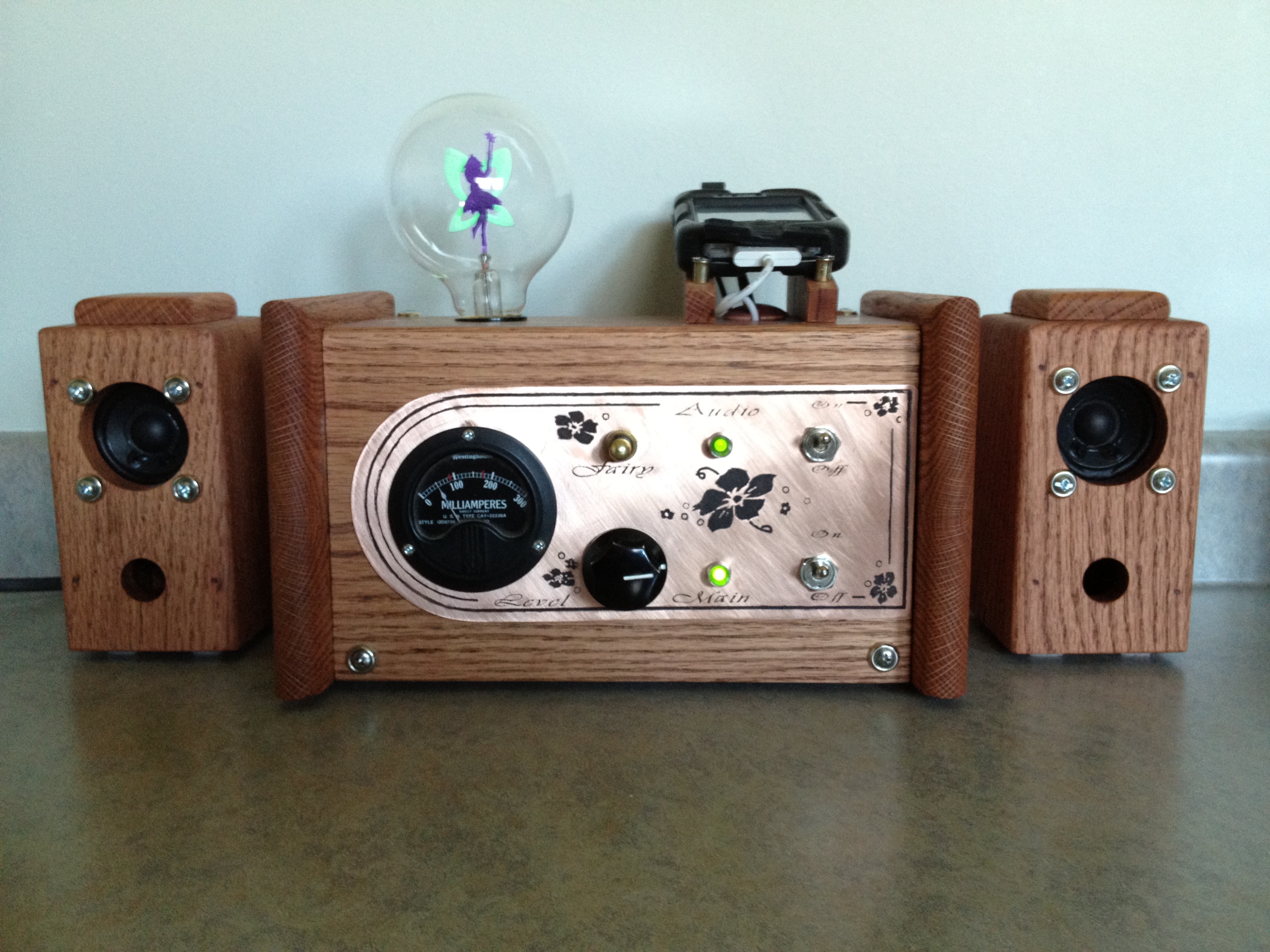 Steampunk iPhone Station