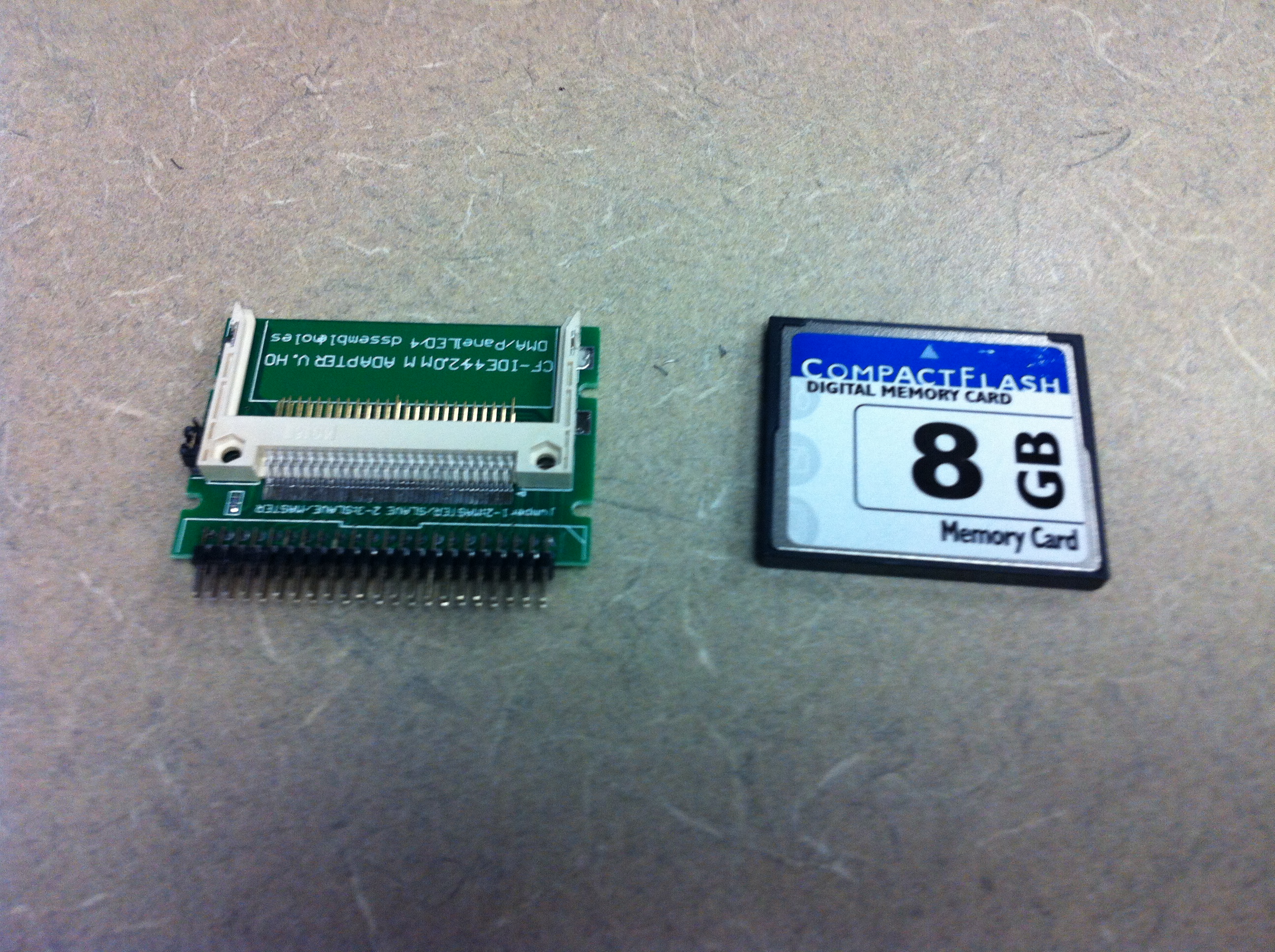 Convert a Laptop IDE Drive to an Affordable Compact Flash SSD.