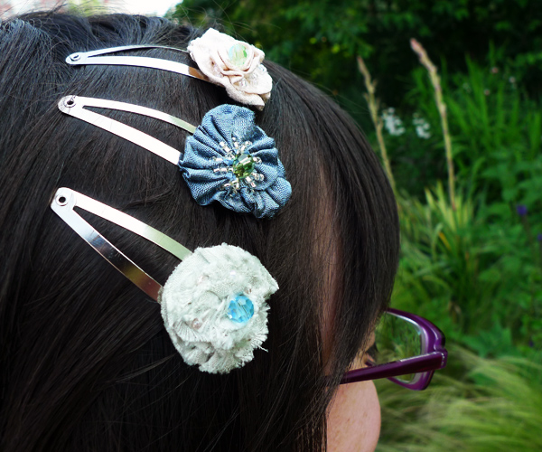 Rosette Barrettes